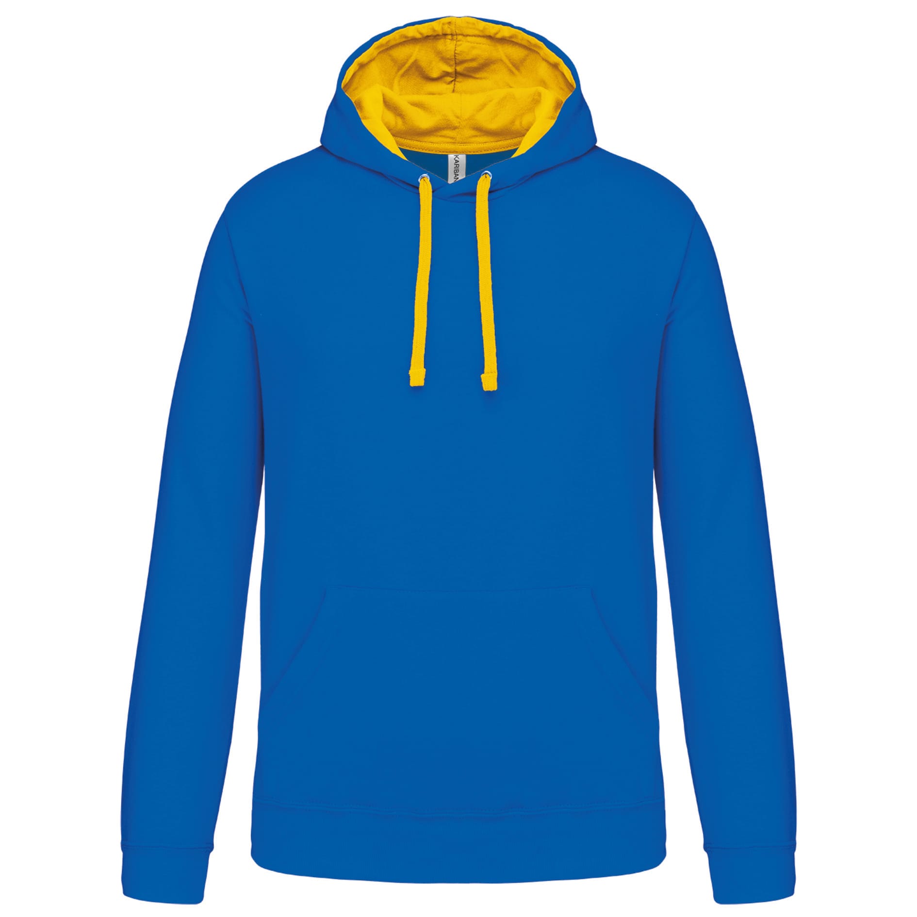 Sweater met contrasterende capuchon