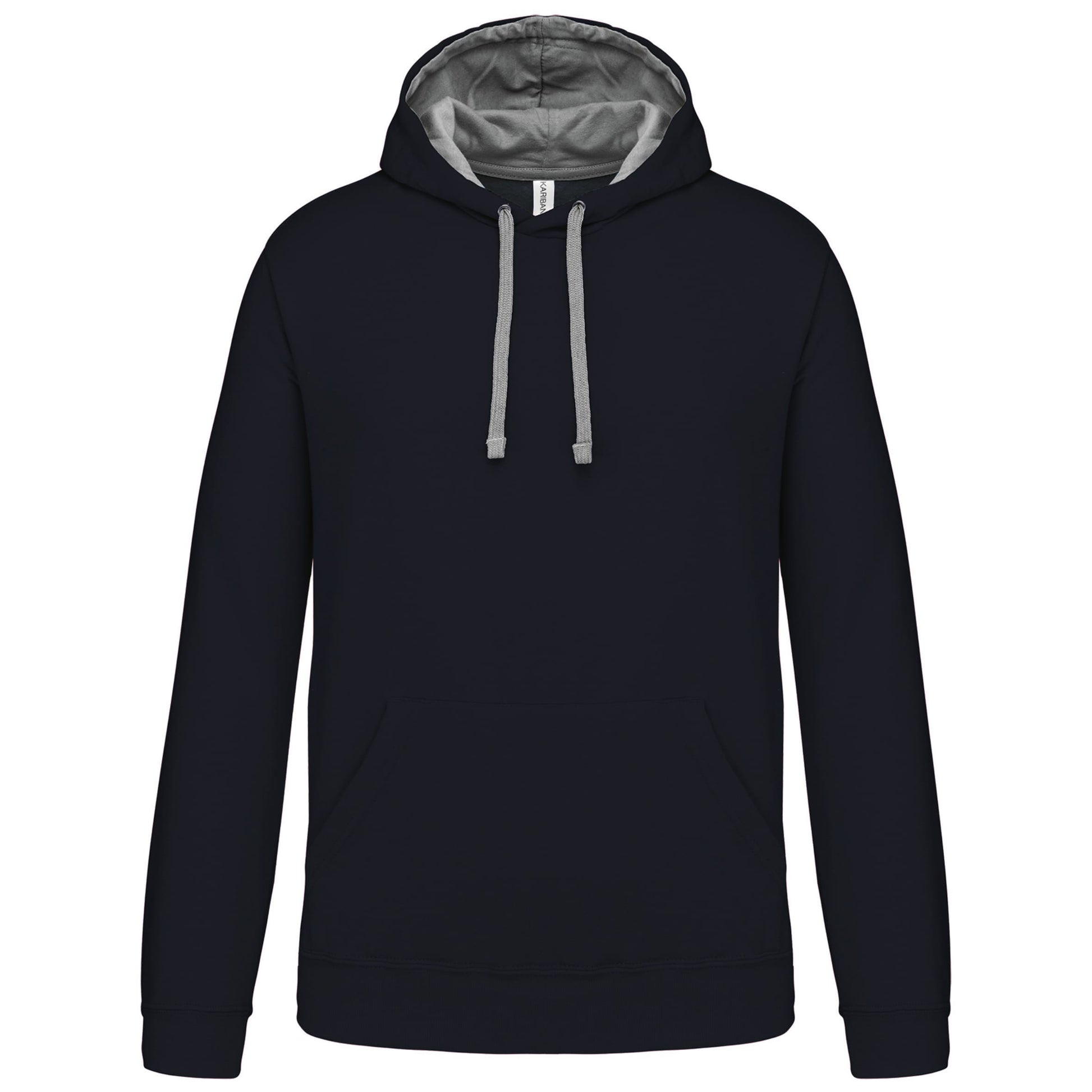 Sweater met contrasterende capuchon