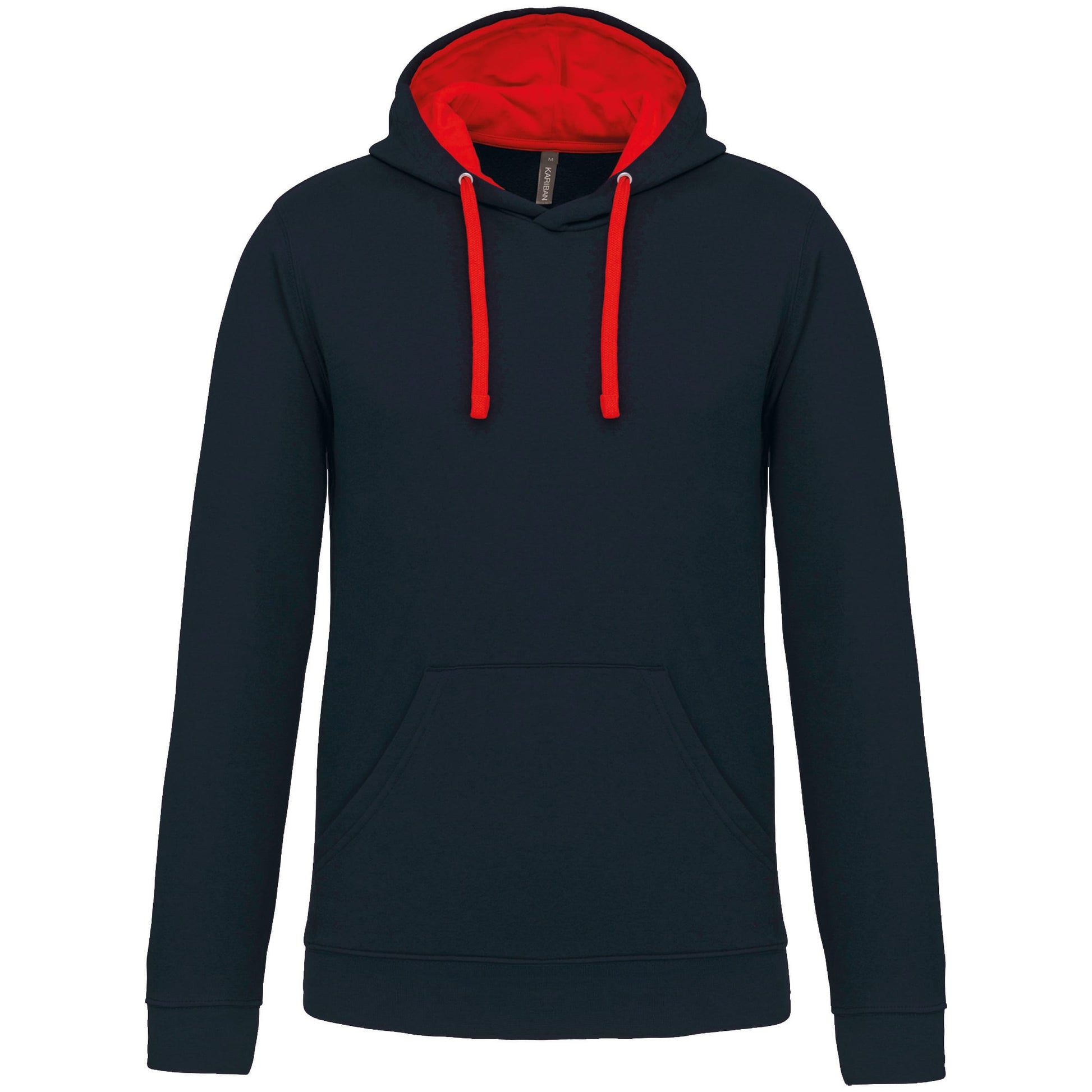 Sweater met contrasterende capuchon