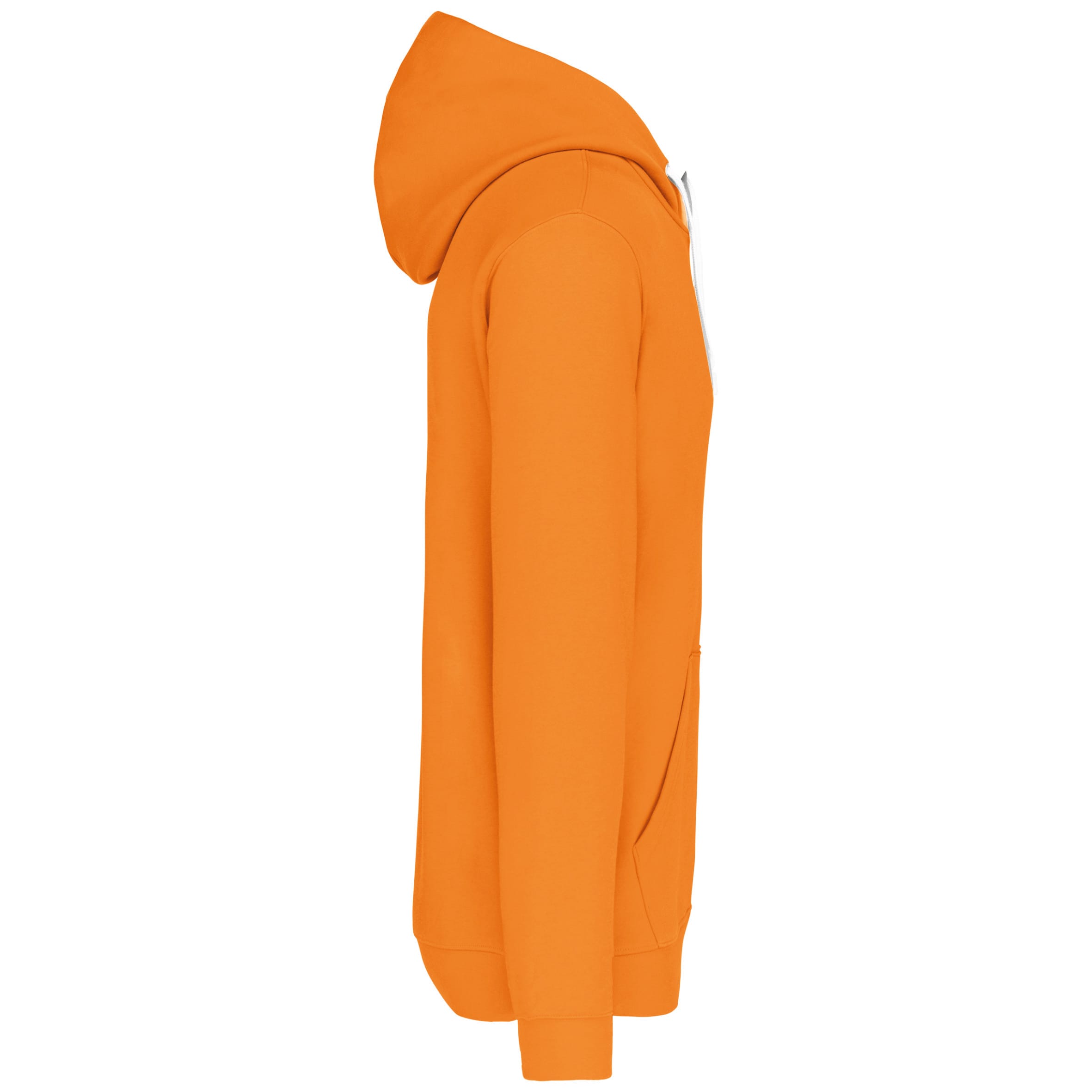 Sweater met contrasterende capuchon