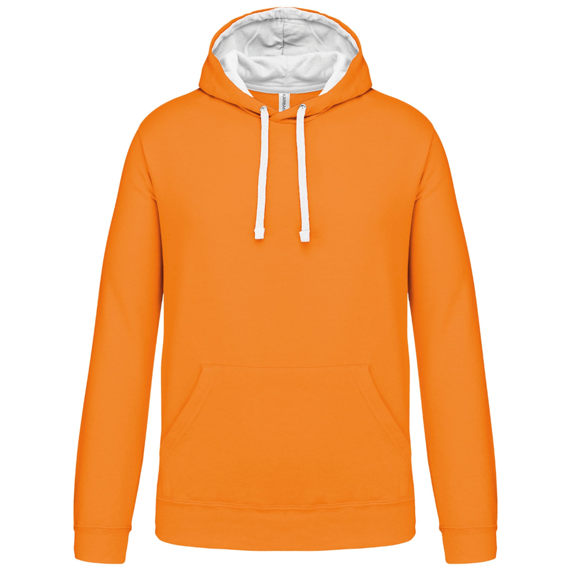 Sweater met contrasterende capuchon