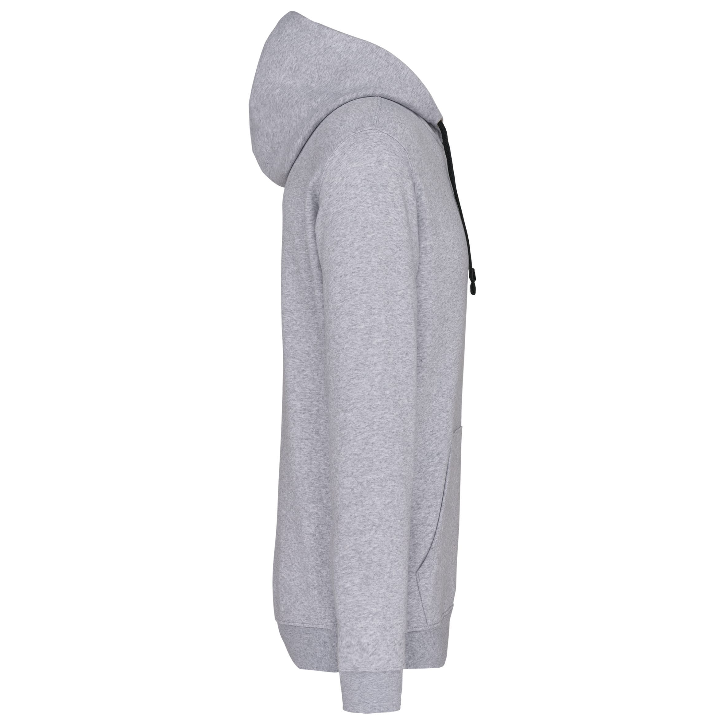 Sweater met contrasterende capuchon