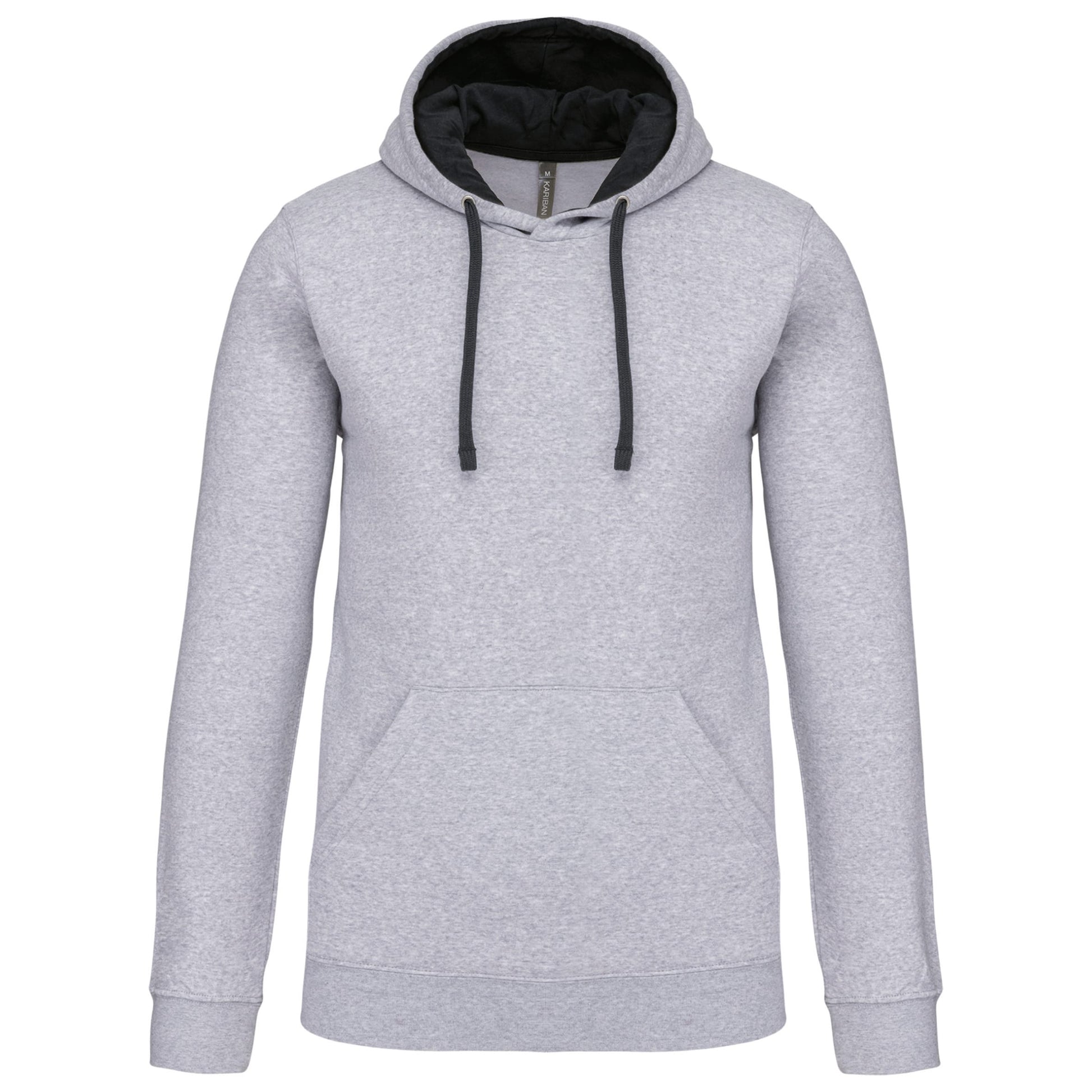 Sweater met contrasterende capuchon