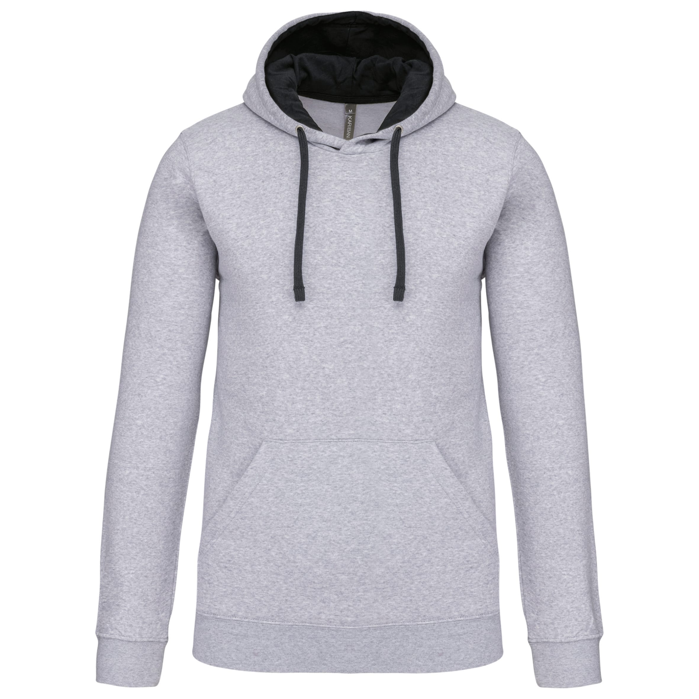 Sweater met contrasterende capuchon