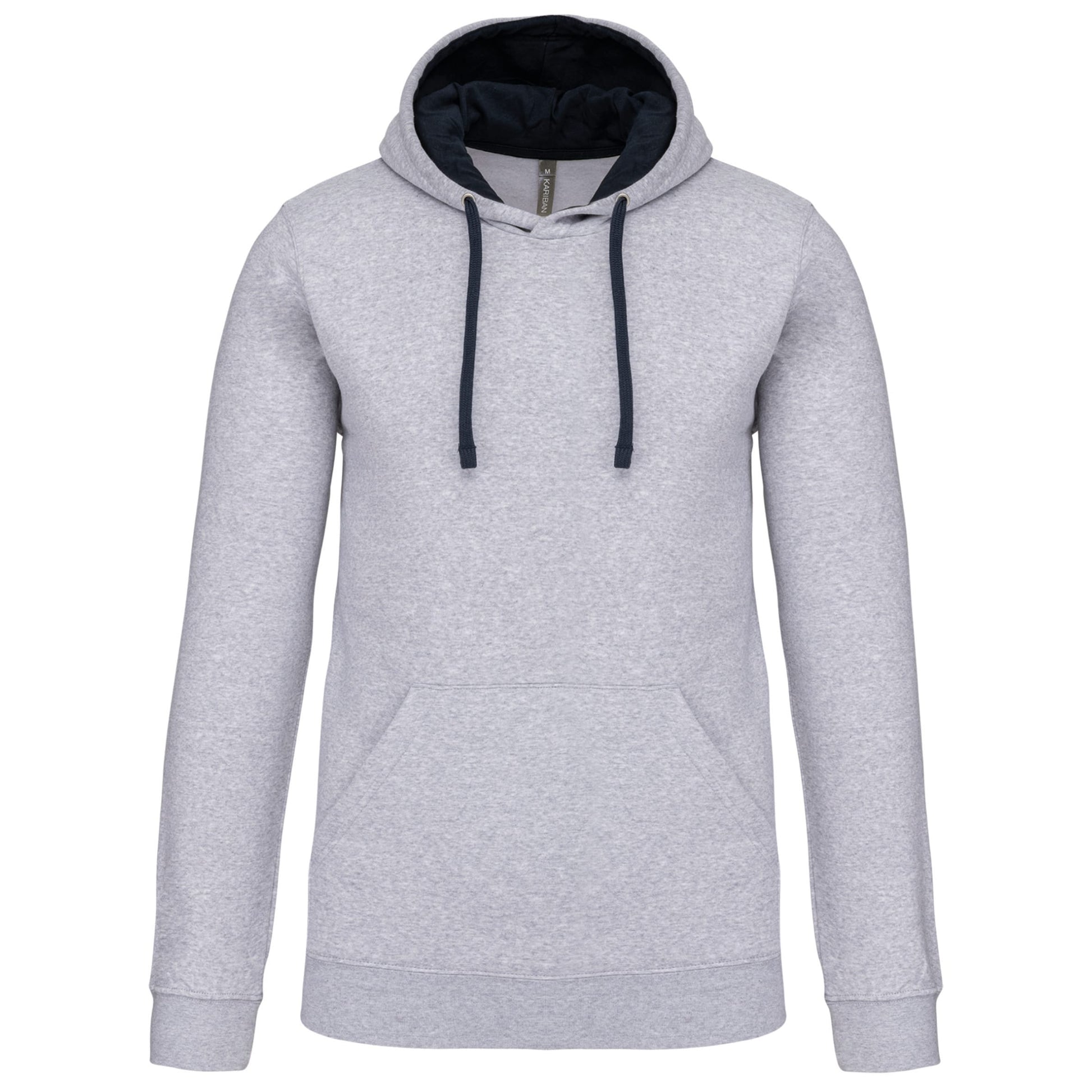 Sweater met contrasterende capuchon