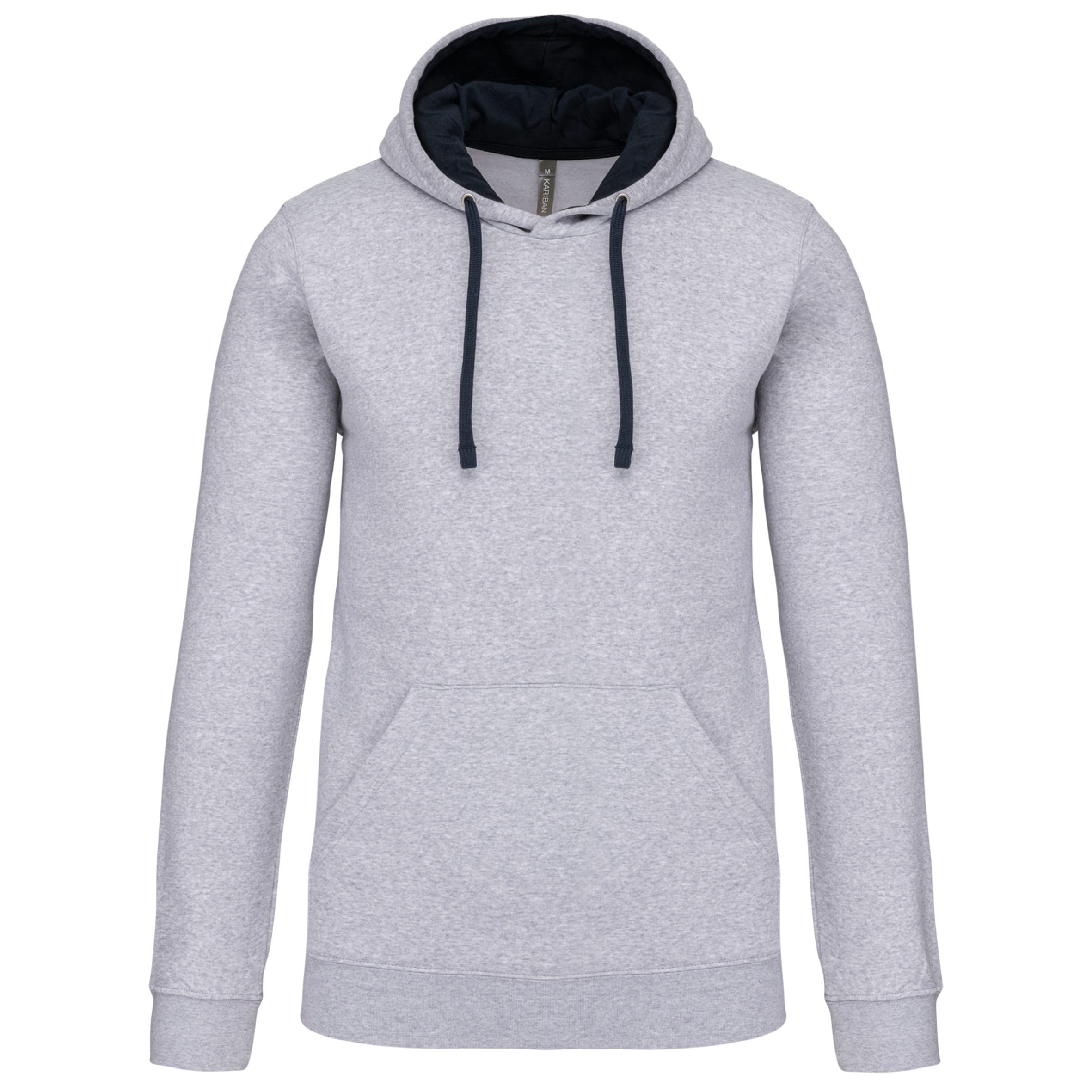 Sweater met contrasterende capuchon