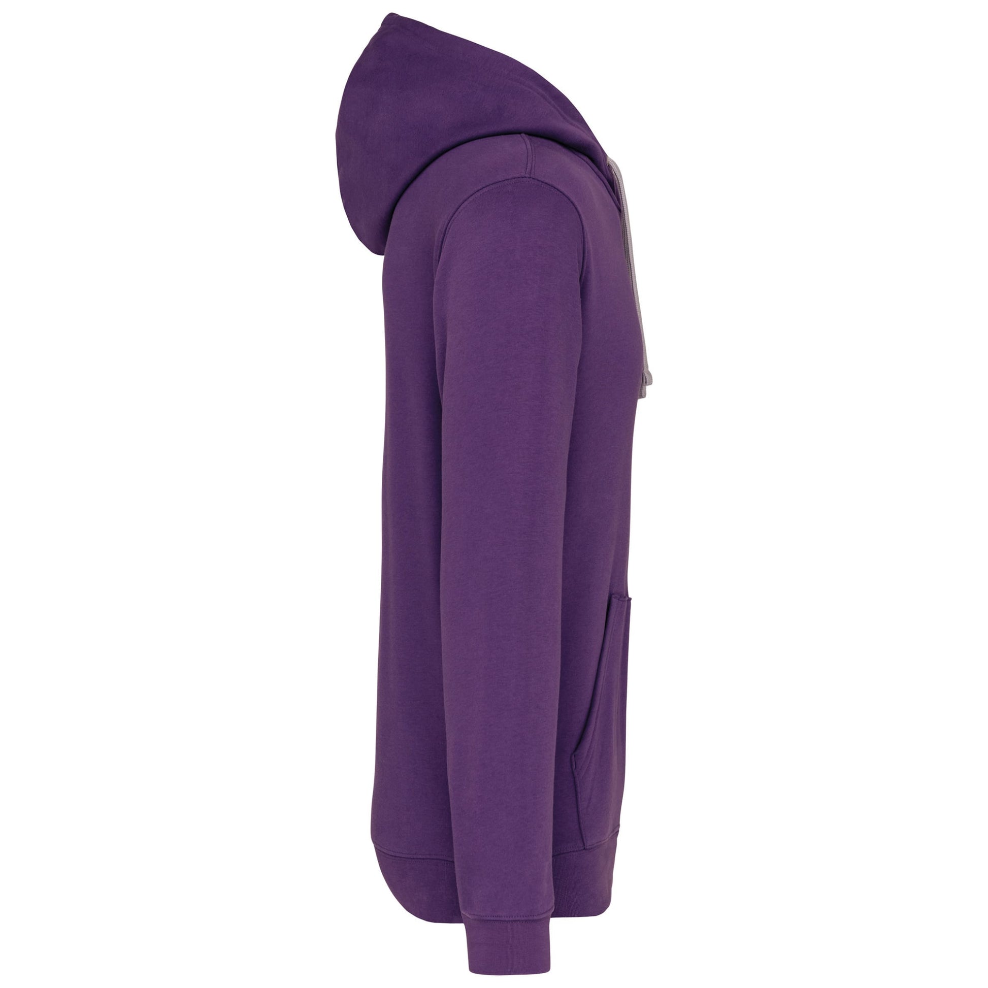 Sweater met contrasterende capuchon
