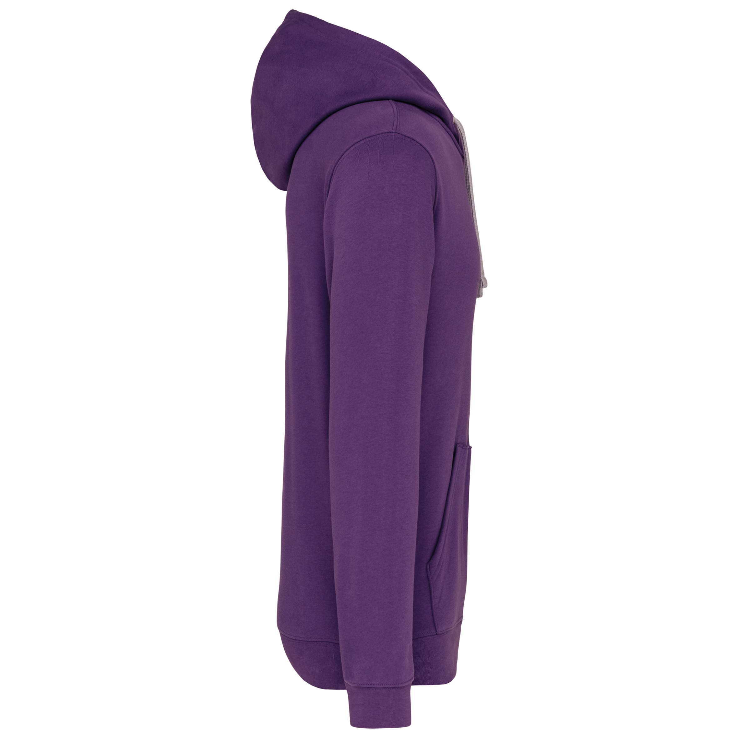 Sweater met contrasterende capuchon