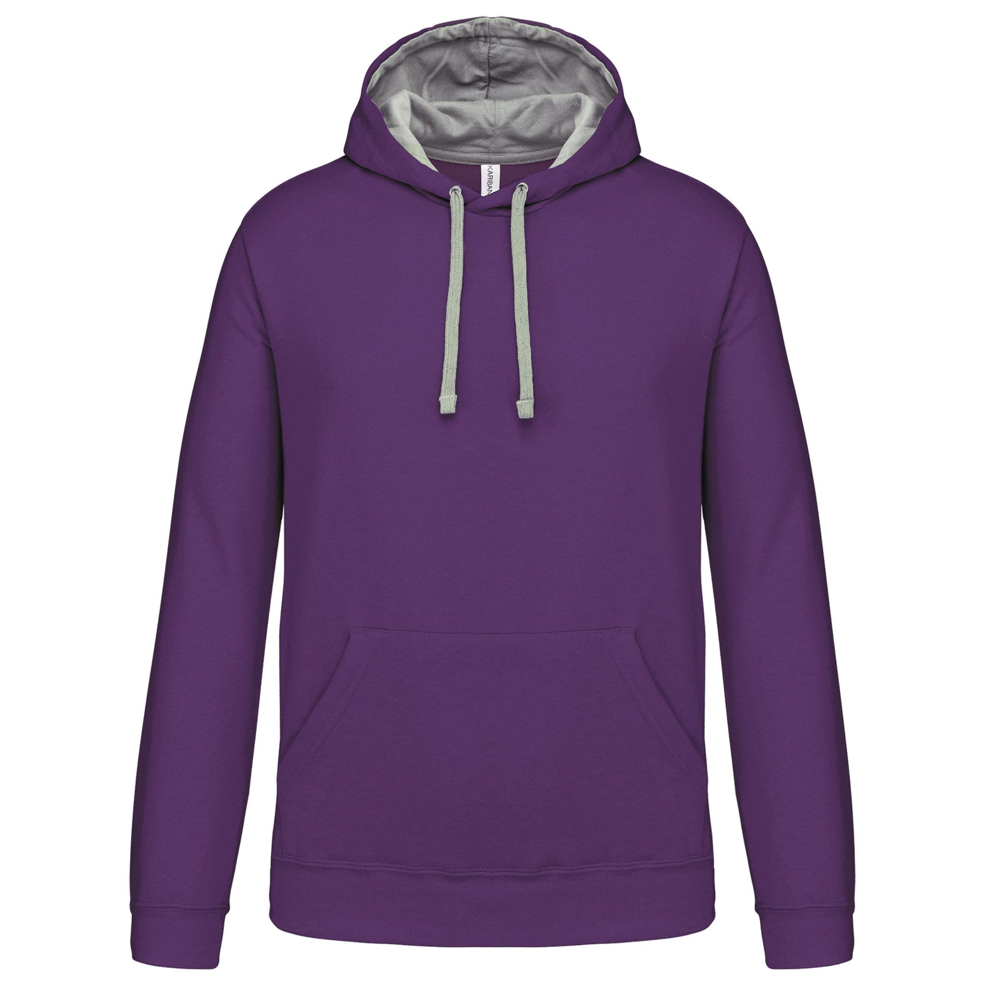 Sweater met contrasterende capuchon