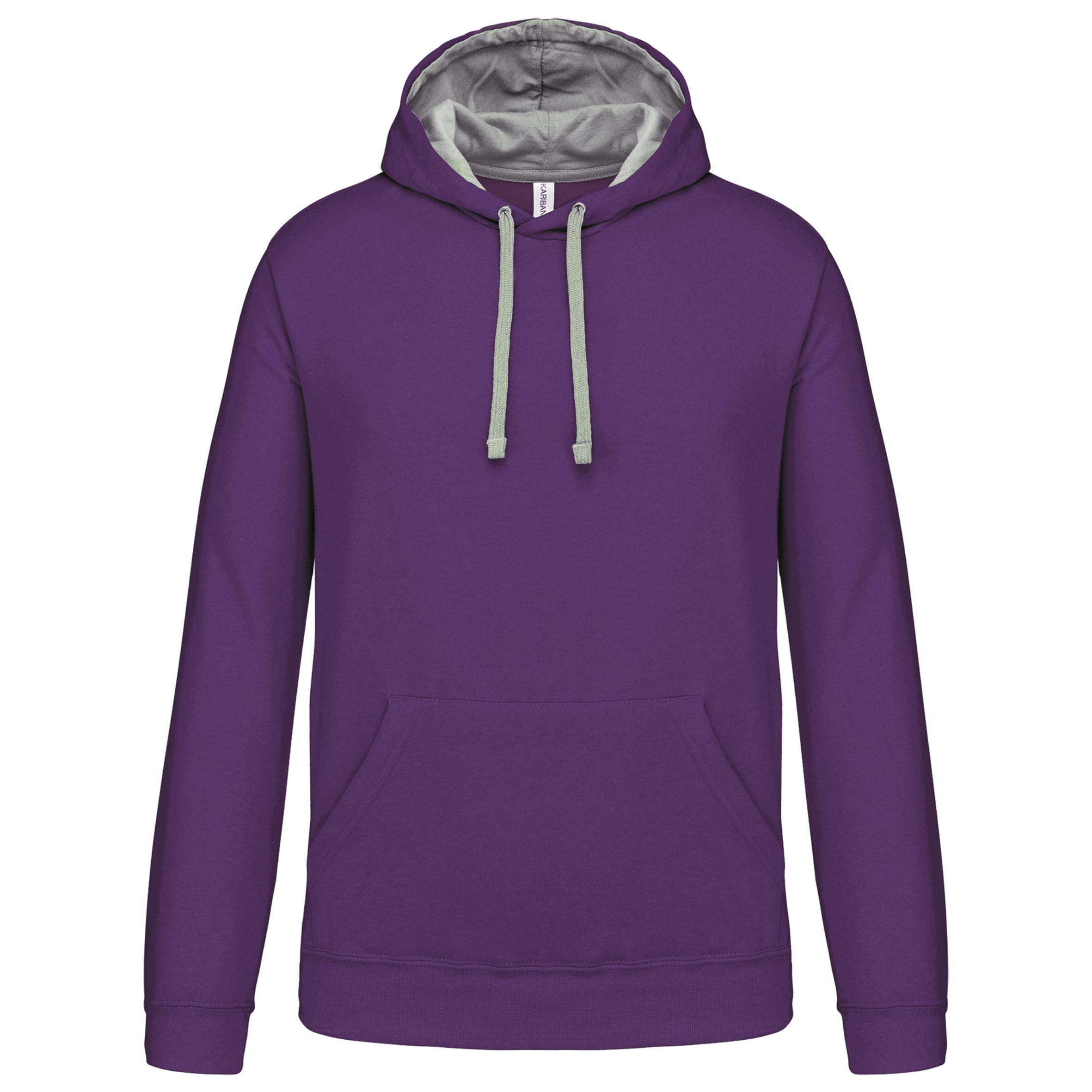 Sweater met contrasterende capuchon