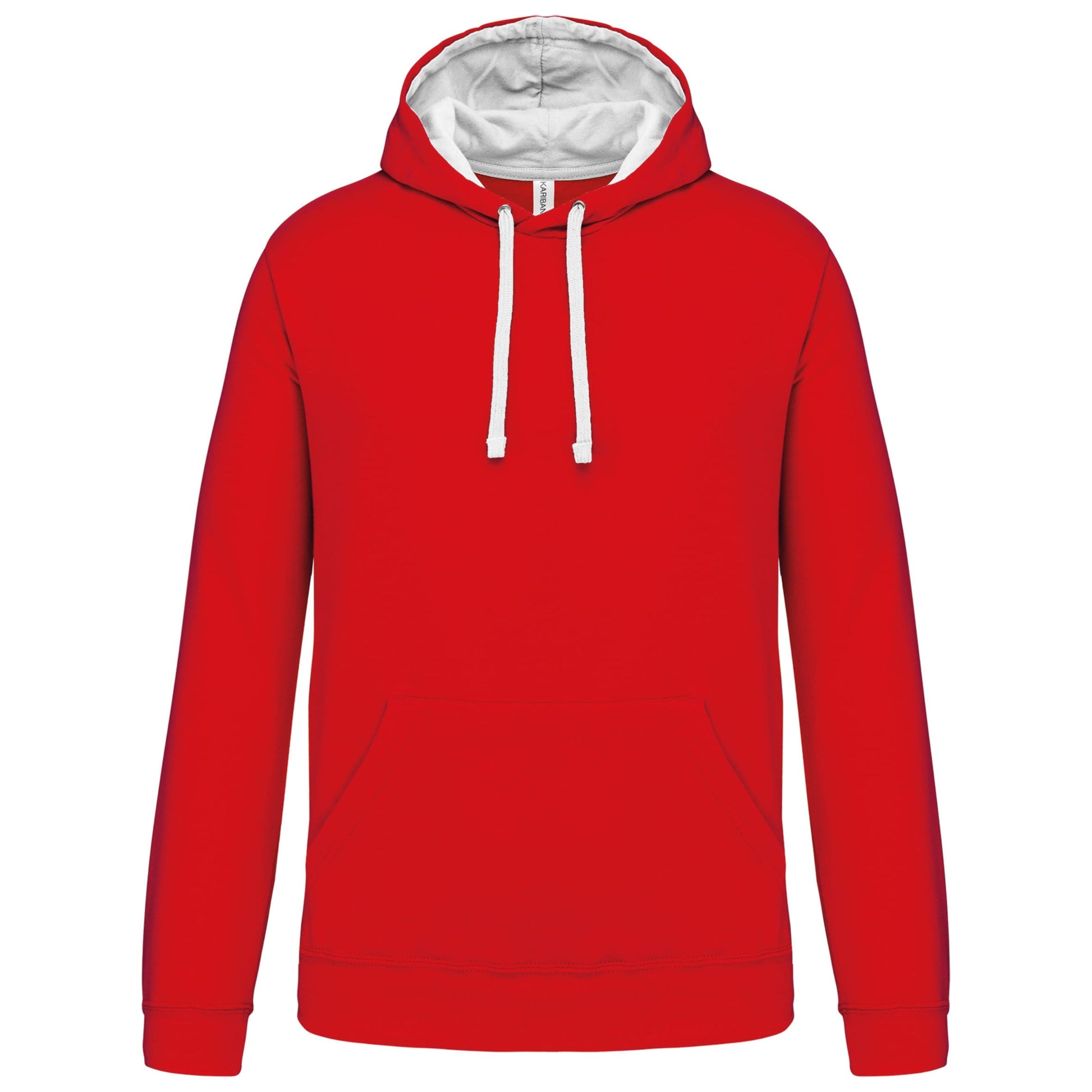 Sweater met contrasterende capuchon