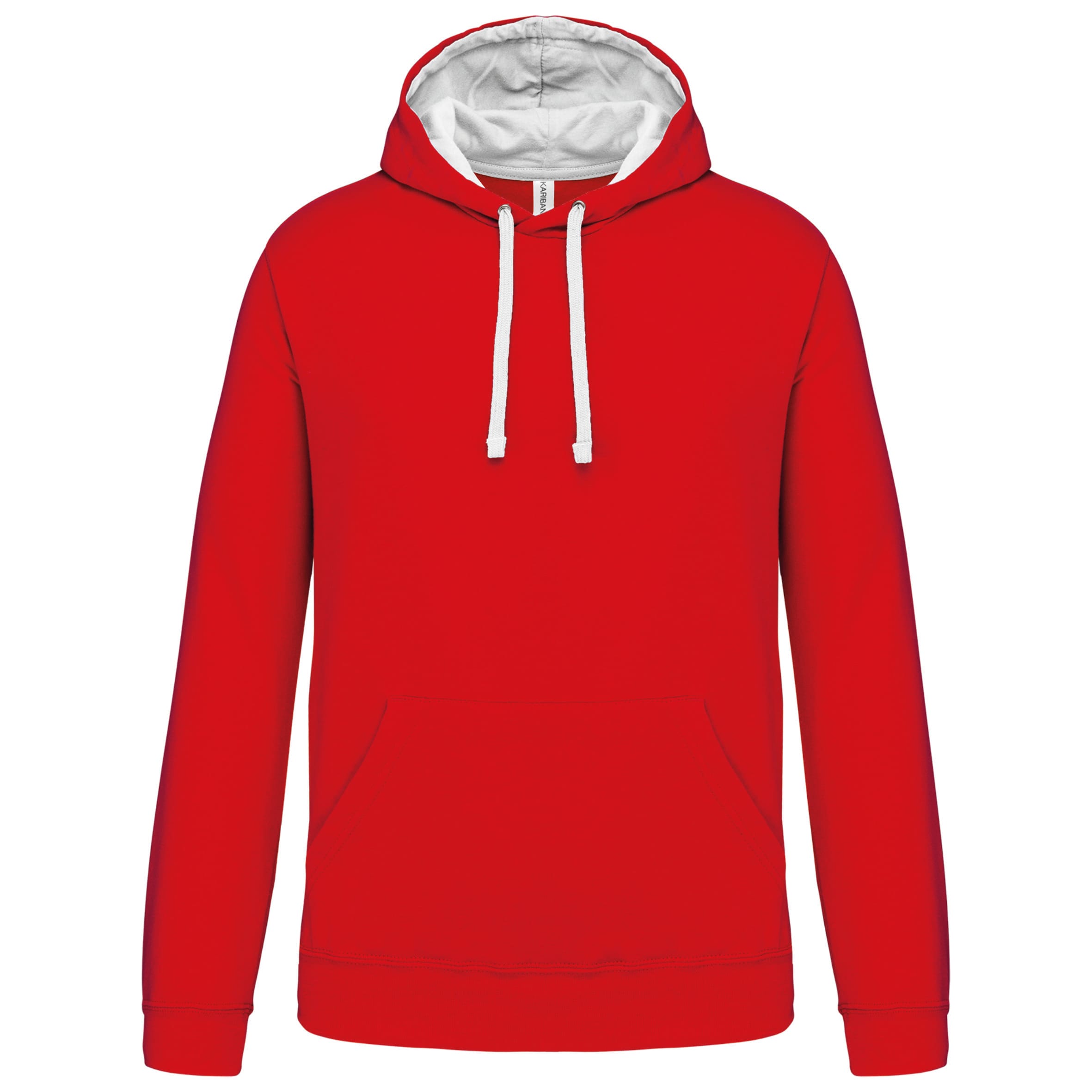 Sweater met contrasterende capuchon
