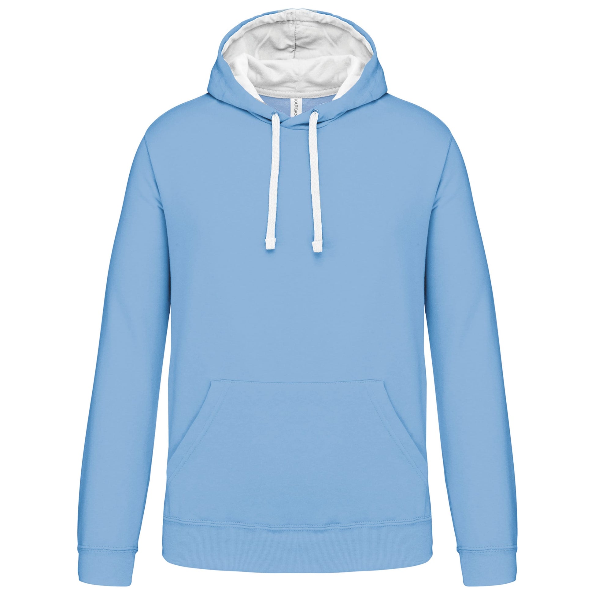 Sweater met contrasterende capuchon