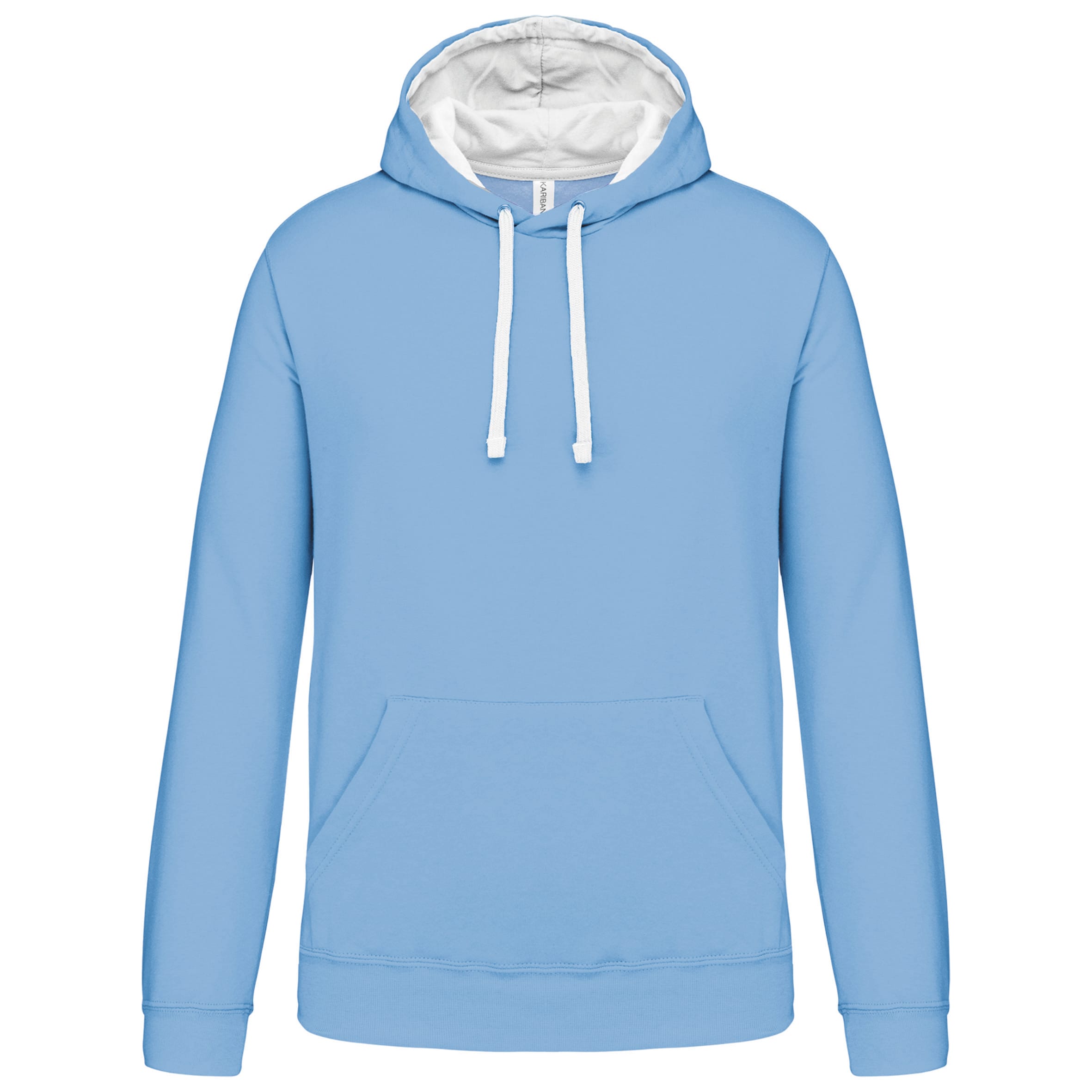 Sweater met contrasterende capuchon