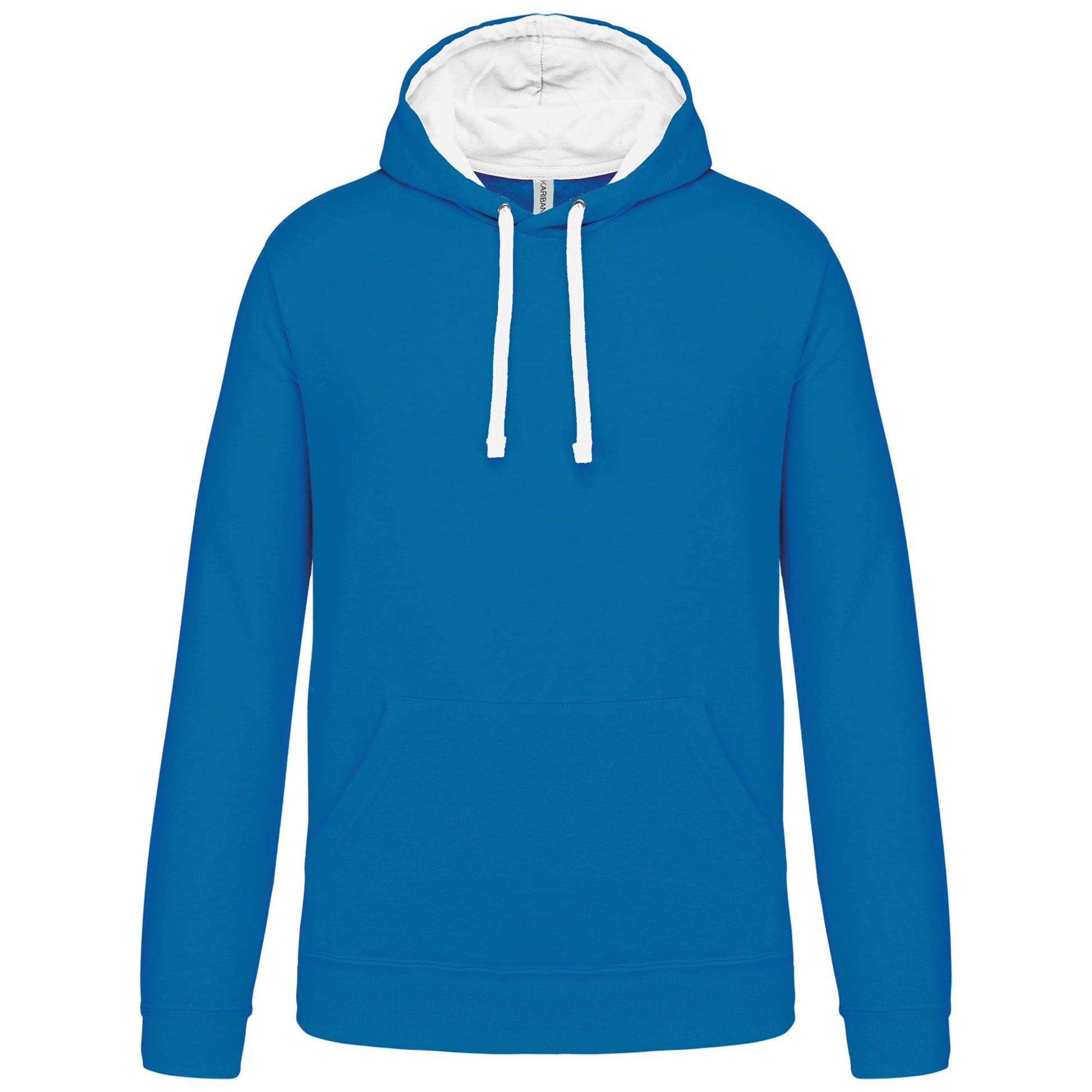 Sweater met contrasterende capuchon