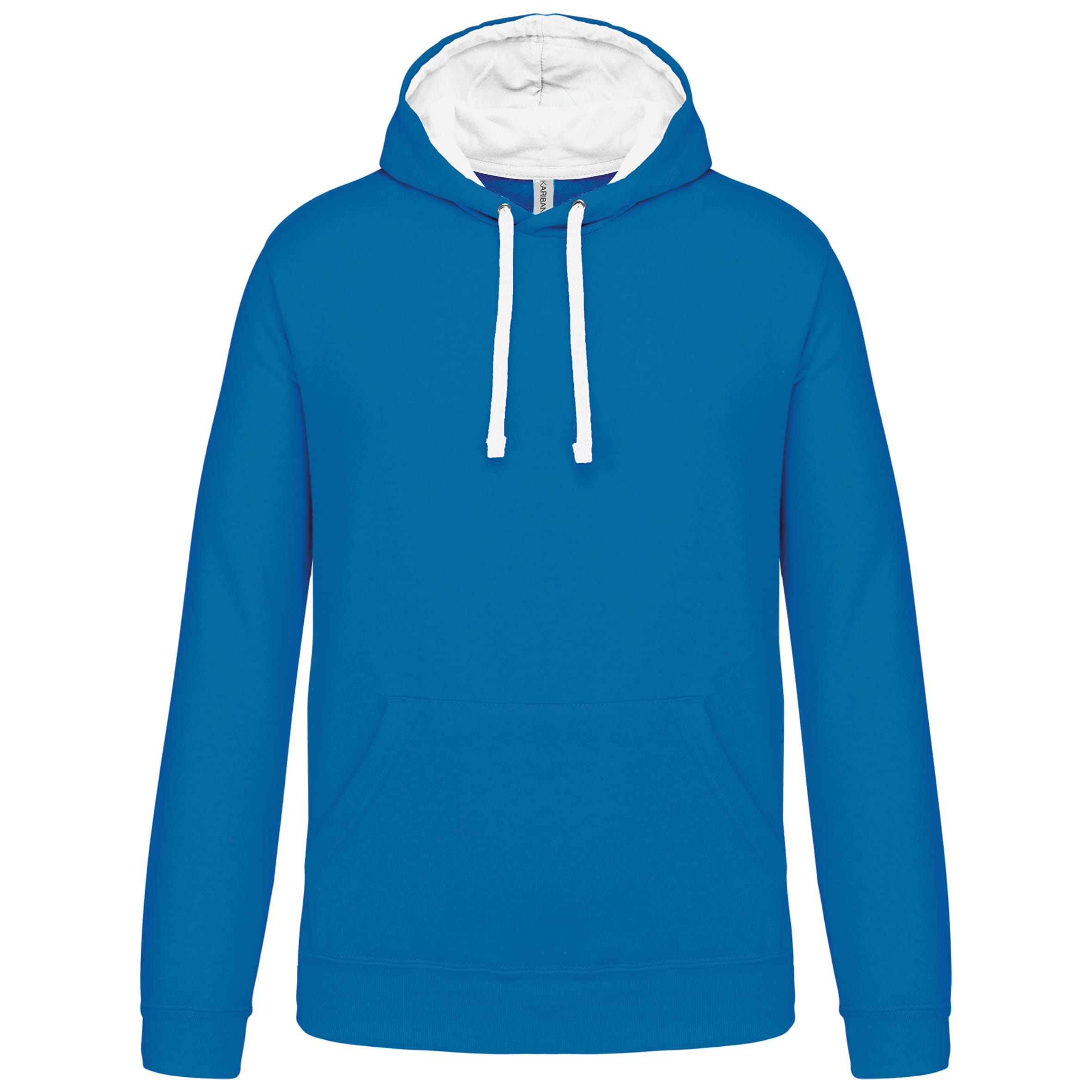 Sweater met contrasterende capuchon
