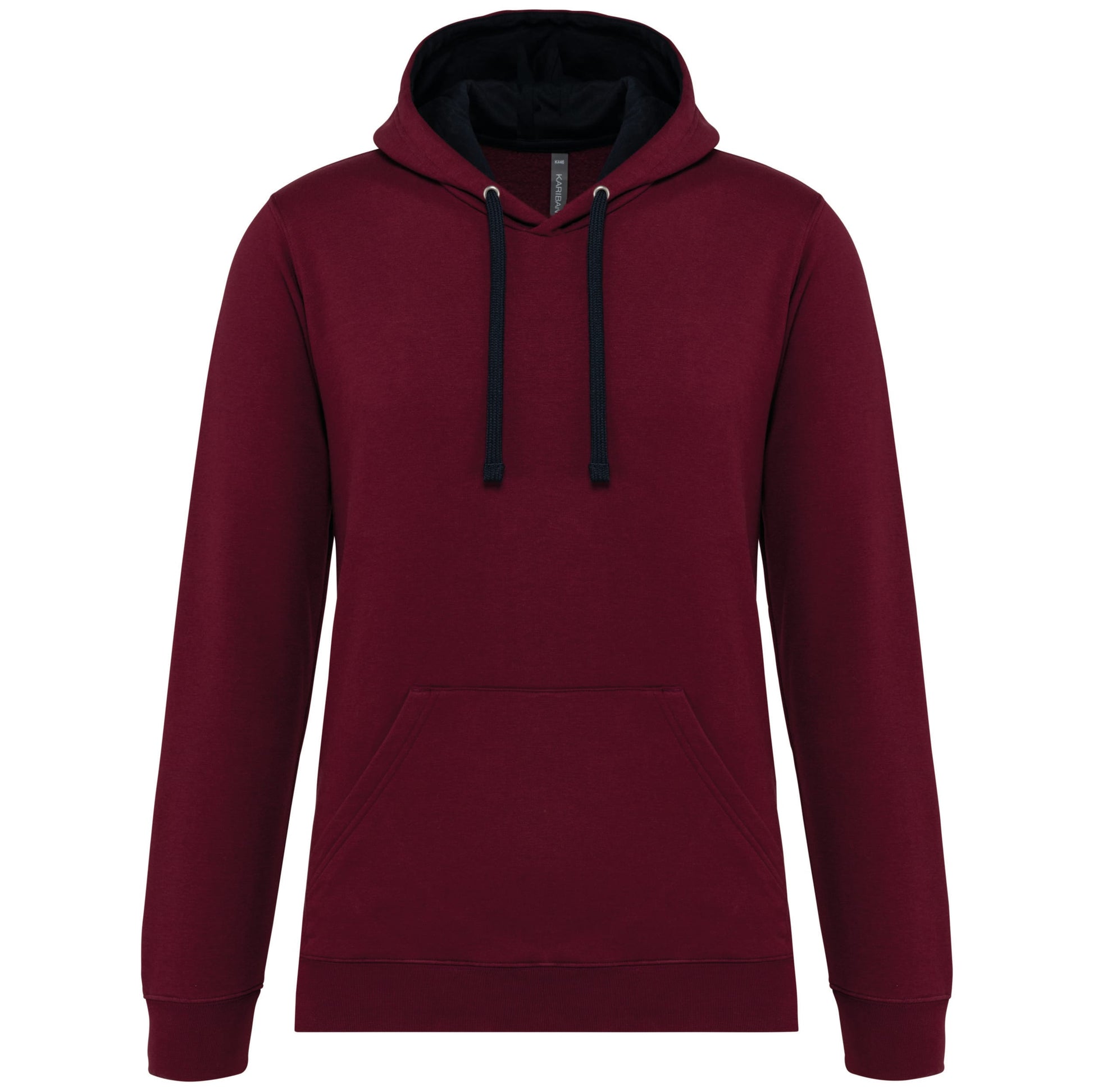 Sweater met contrasterende capuchon
