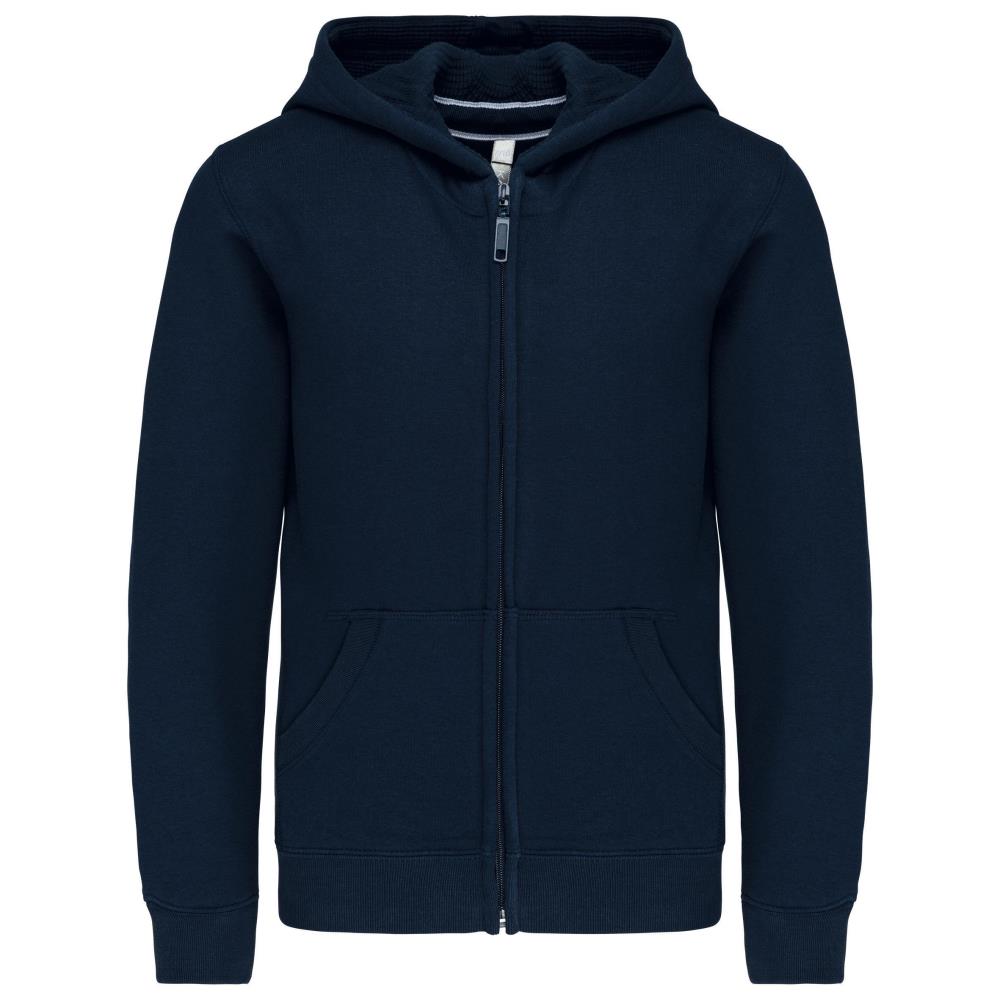 Kinder sweatvest met capuchon
