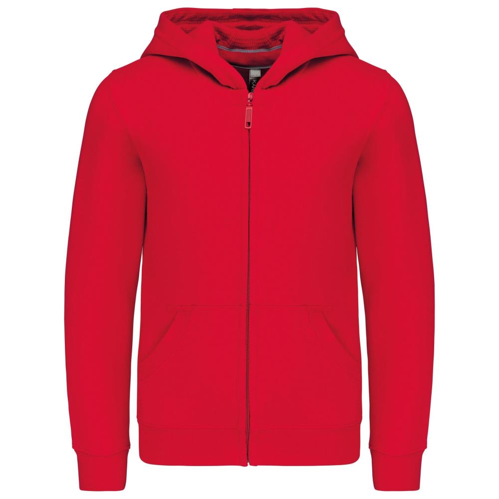 Kinder sweatvest met capuchon
