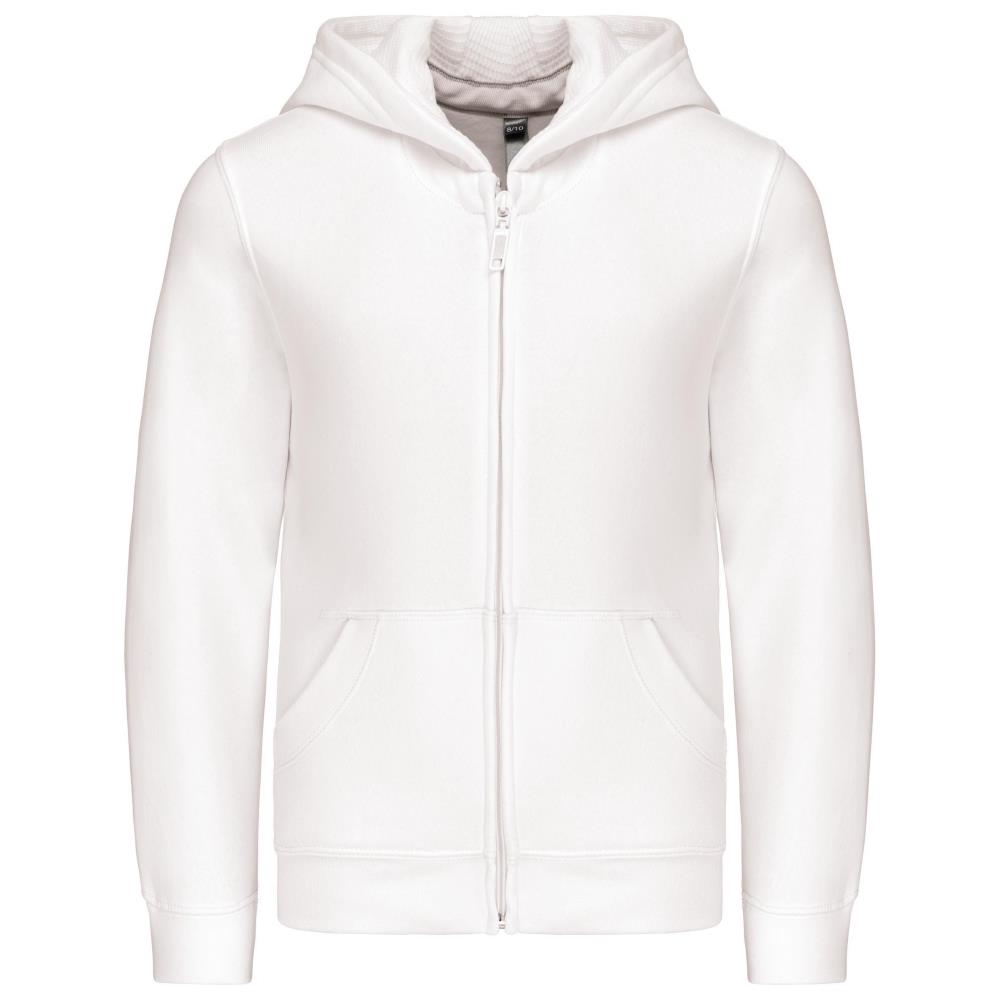 Kinder sweatvest met capuchon