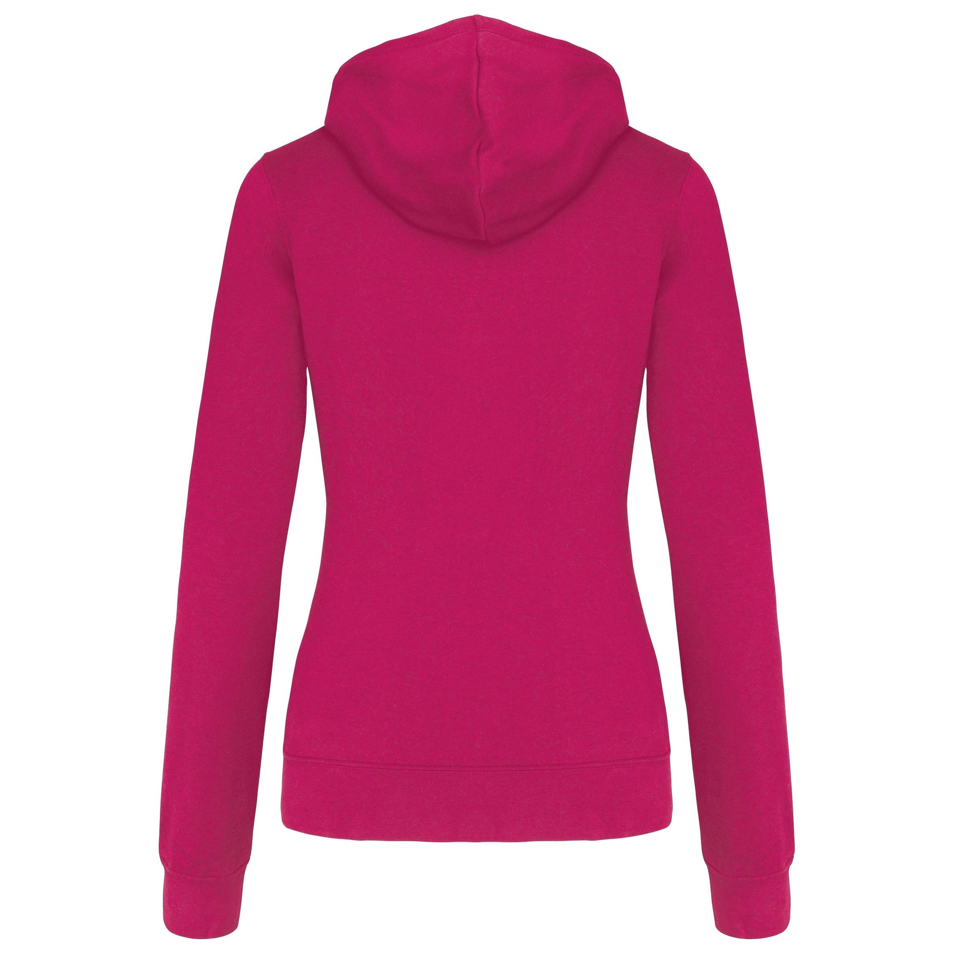 Damessweater met capuchon in contrasterende kleur