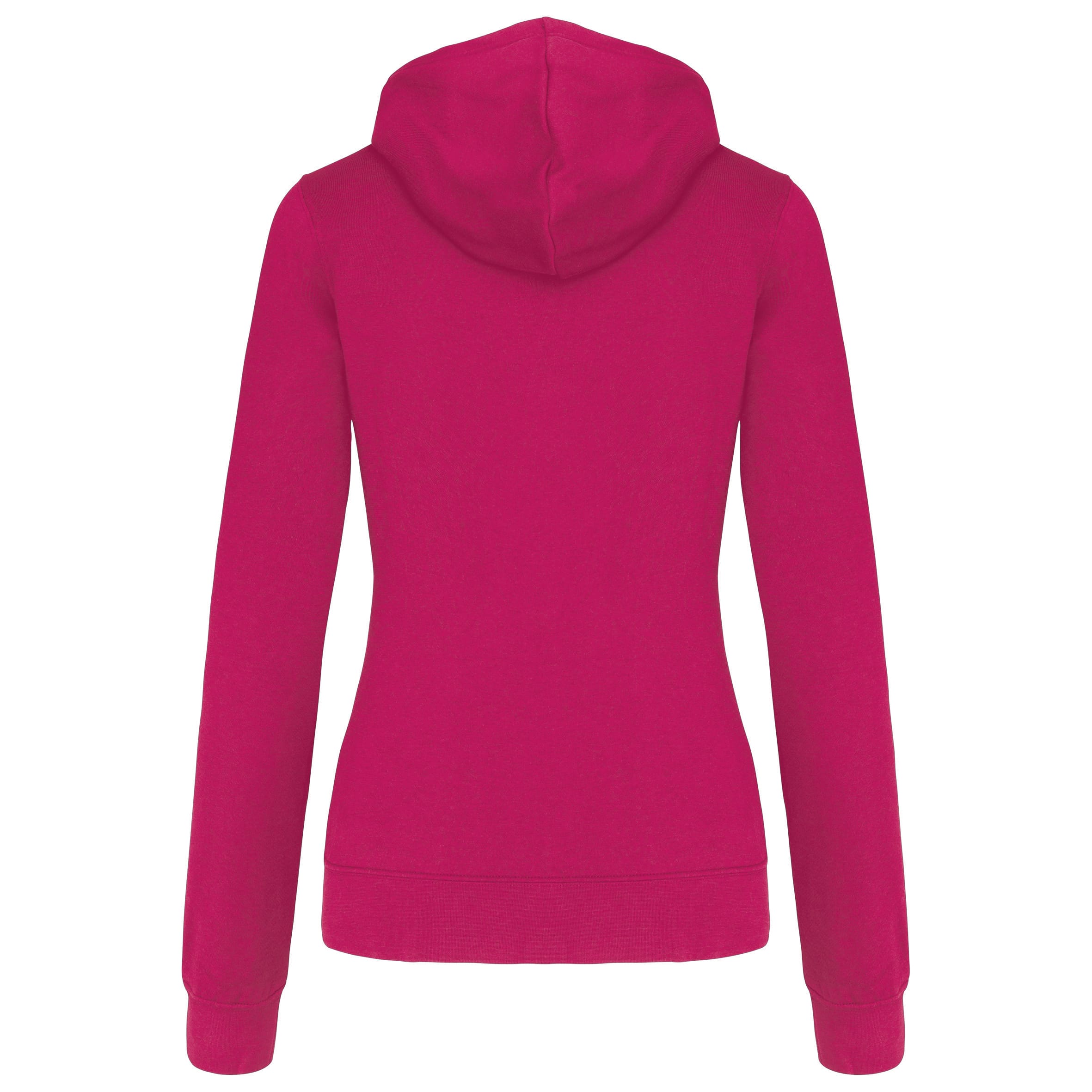 Damessweater met capuchon in contrasterende kleur