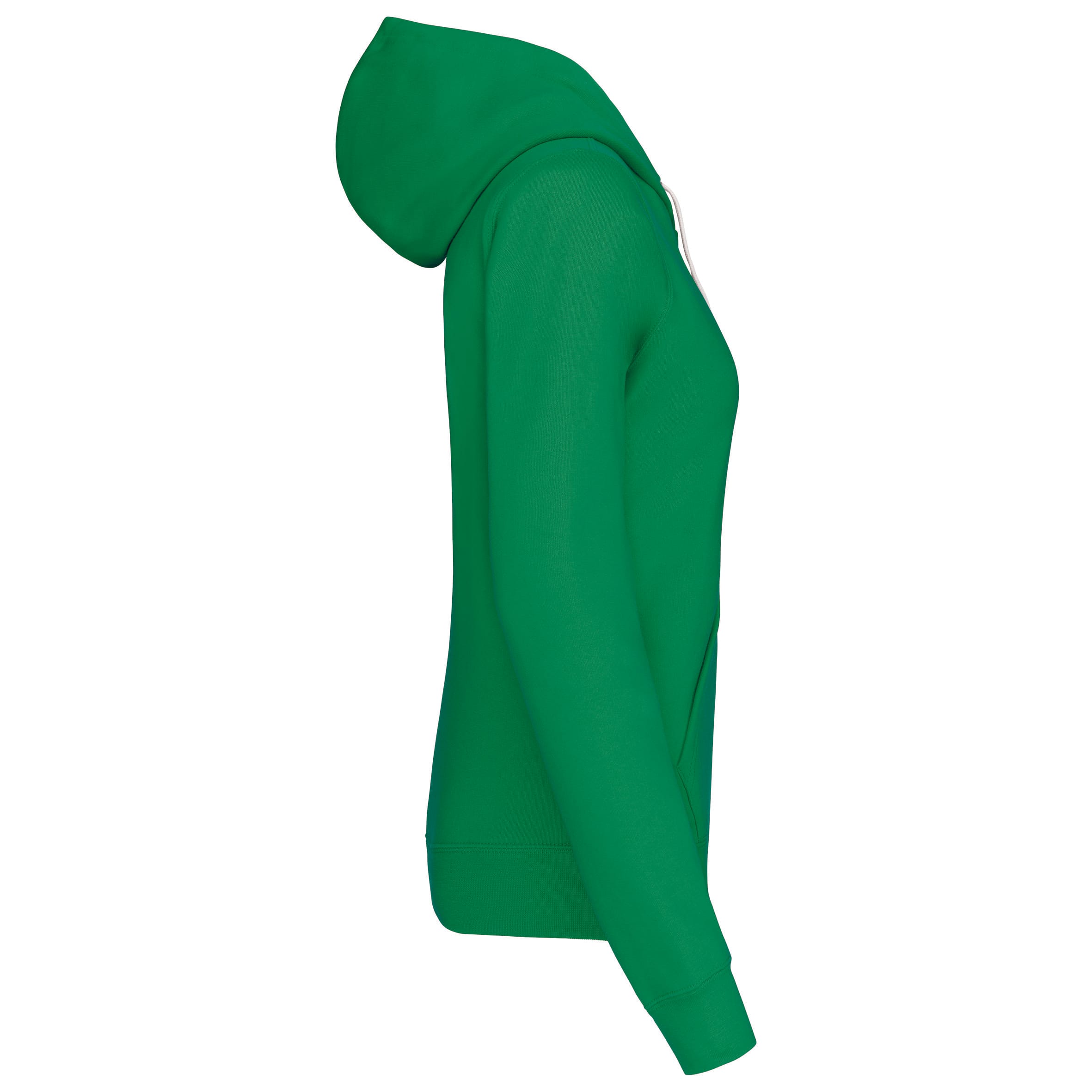 Damessweater met capuchon in contrasterende kleur