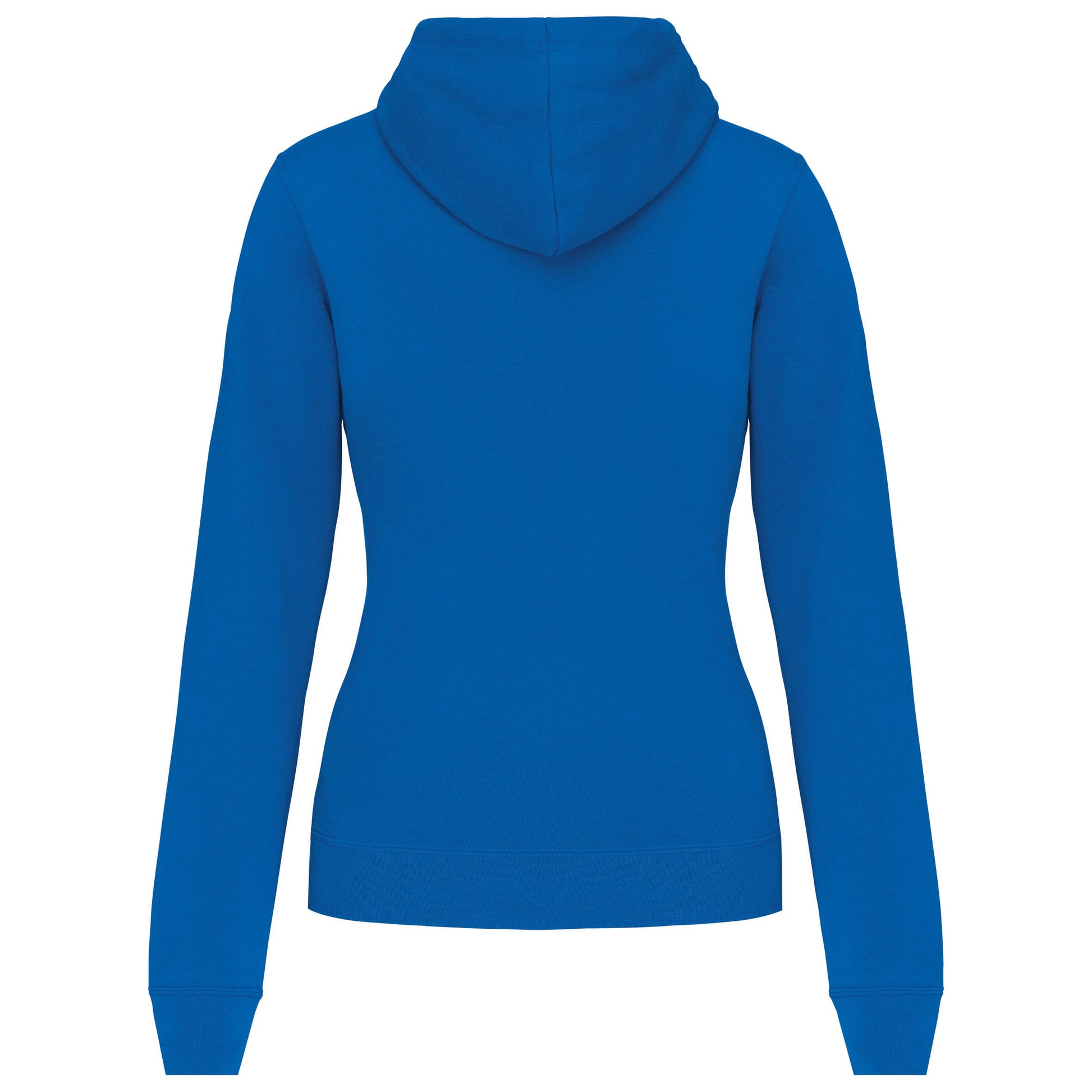 Damessweater met capuchon in contrasterende kleur
