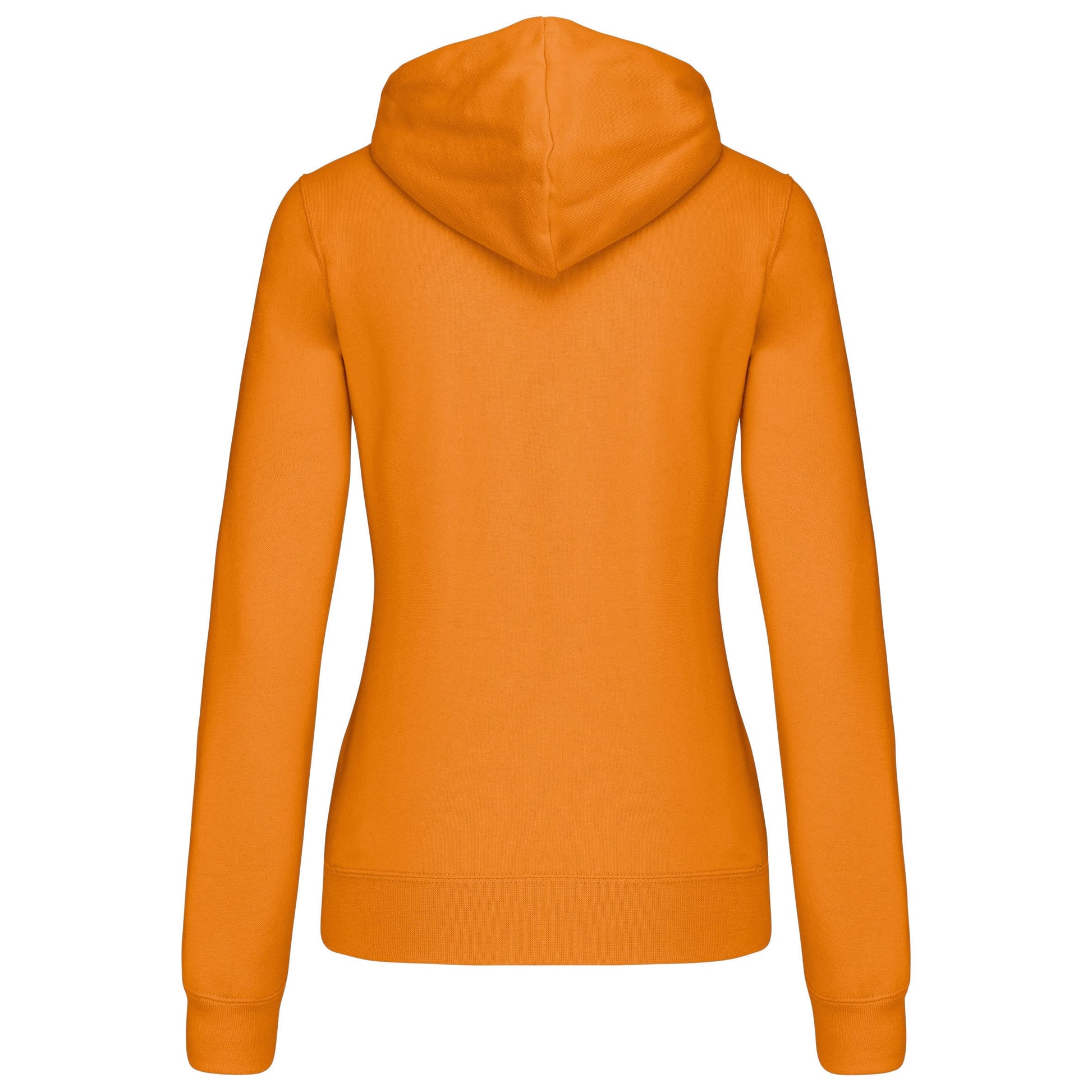 Damessweater met capuchon in contrasterende kleur