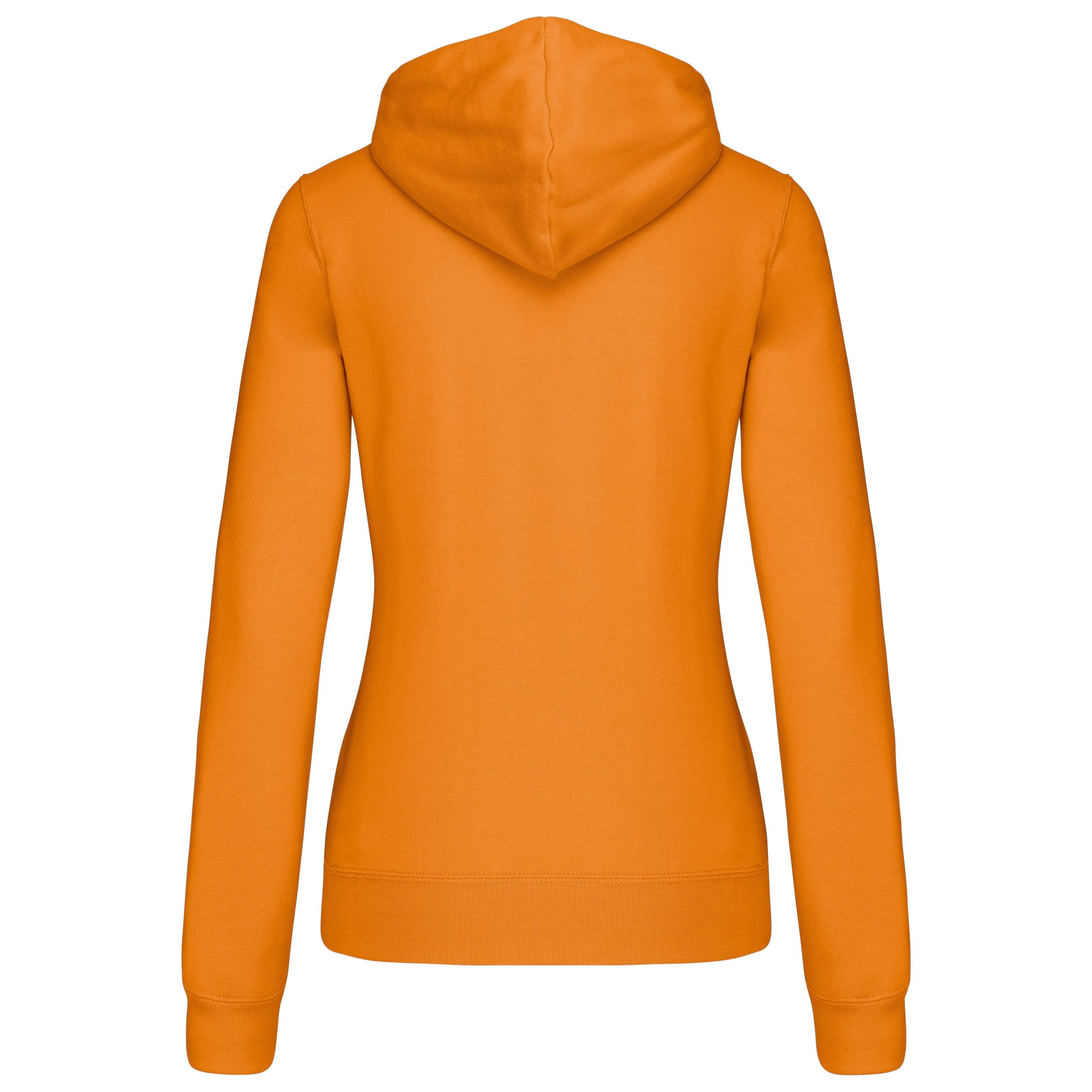 Damessweater met capuchon in contrasterende kleur