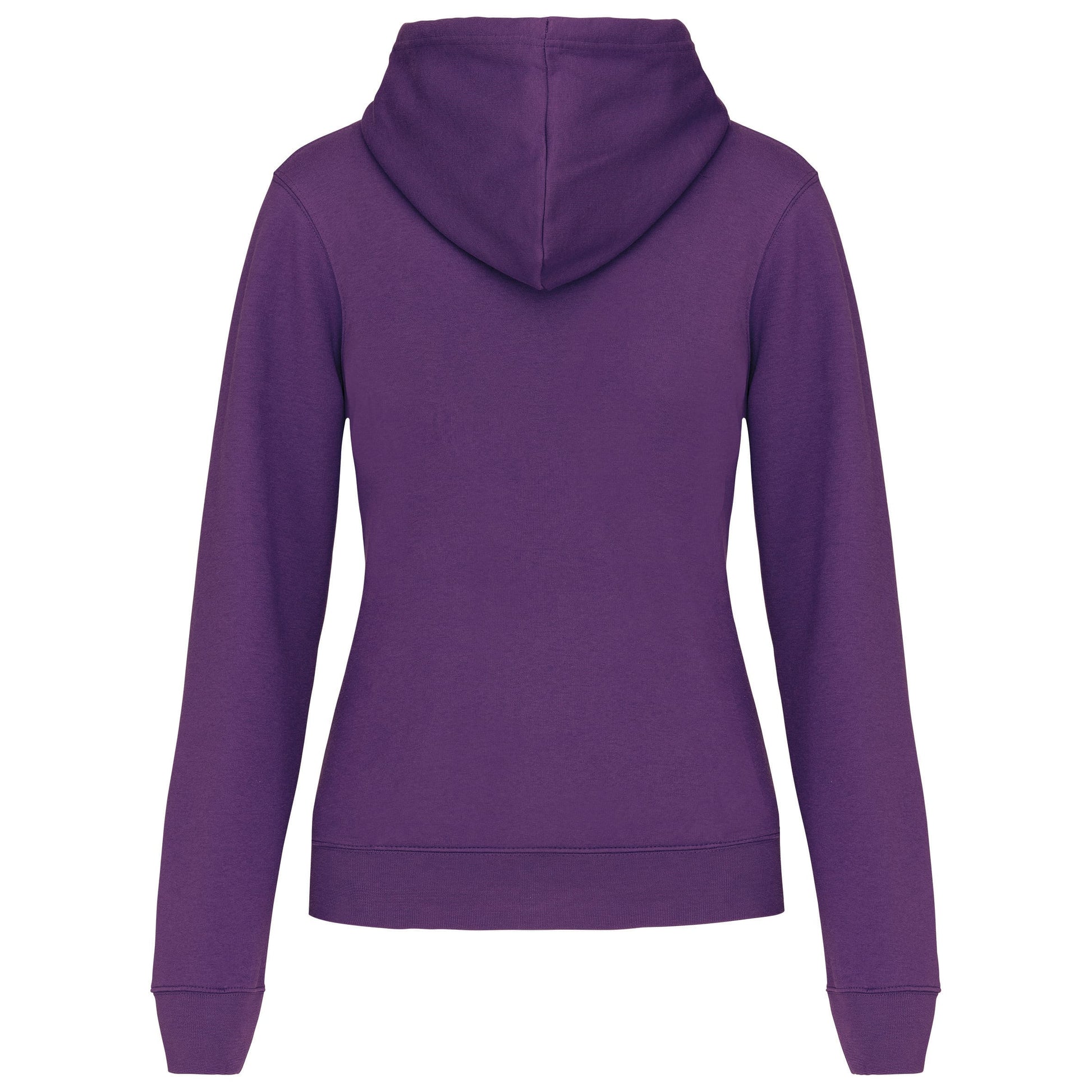 Damessweater met capuchon in contrasterende kleur