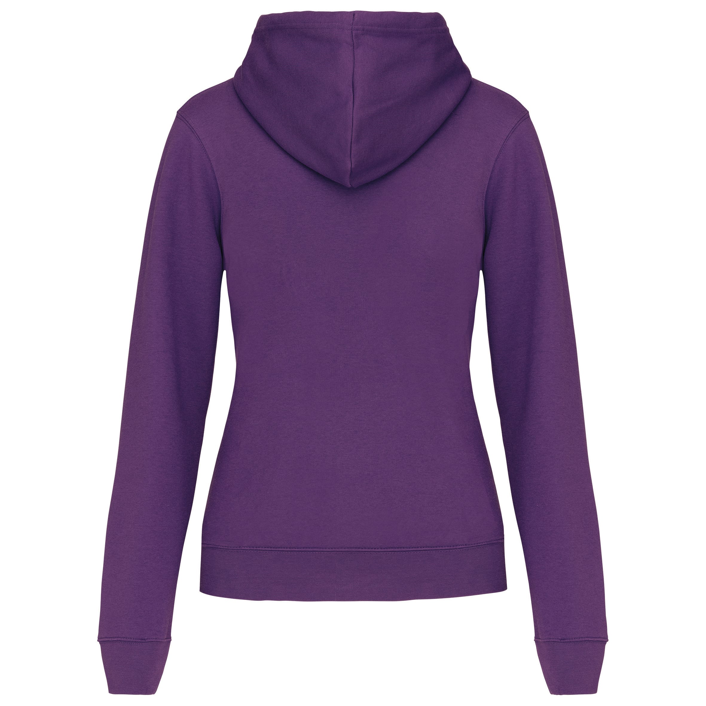 Damessweater met capuchon in contrasterende kleur