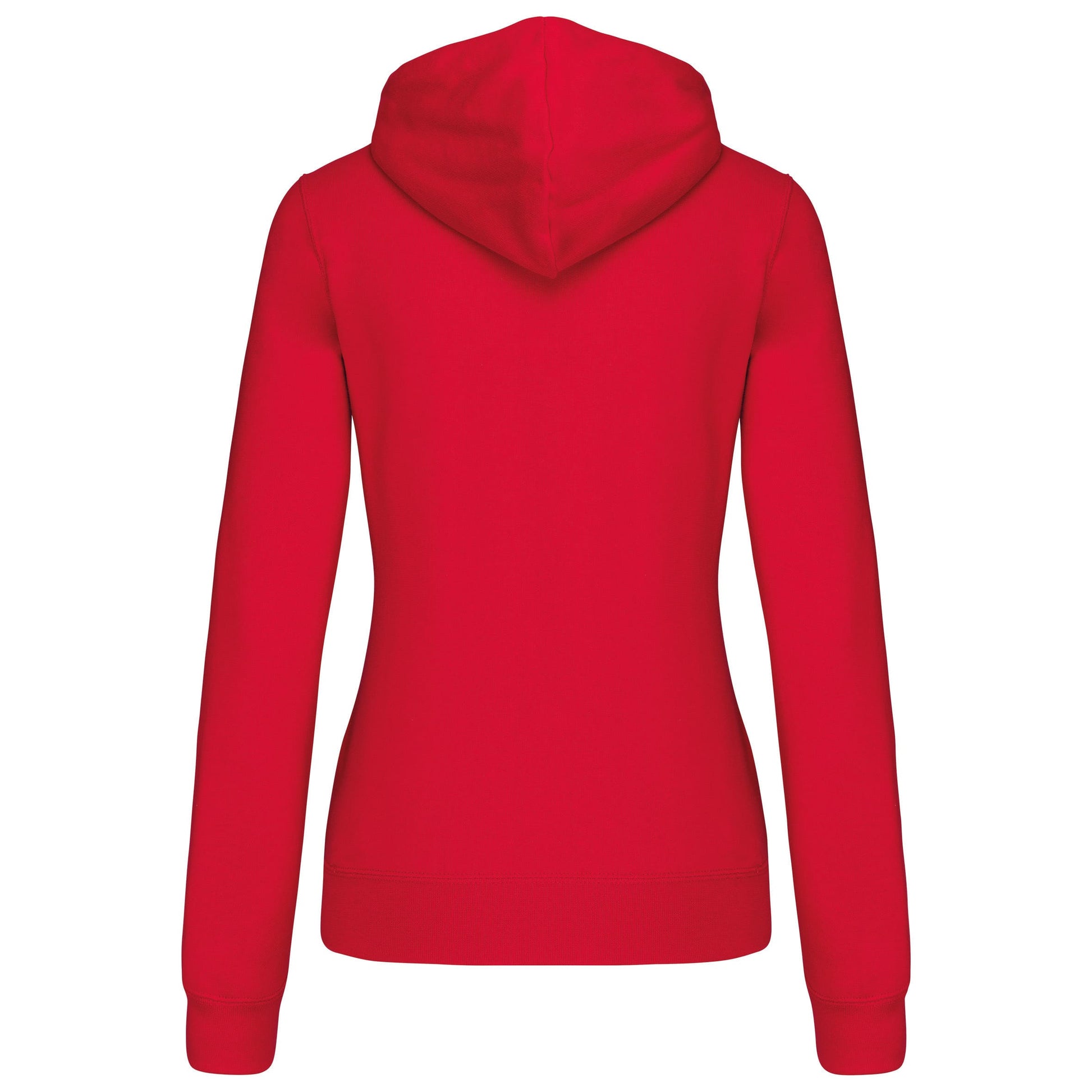 Damessweater met capuchon in contrasterende kleur
