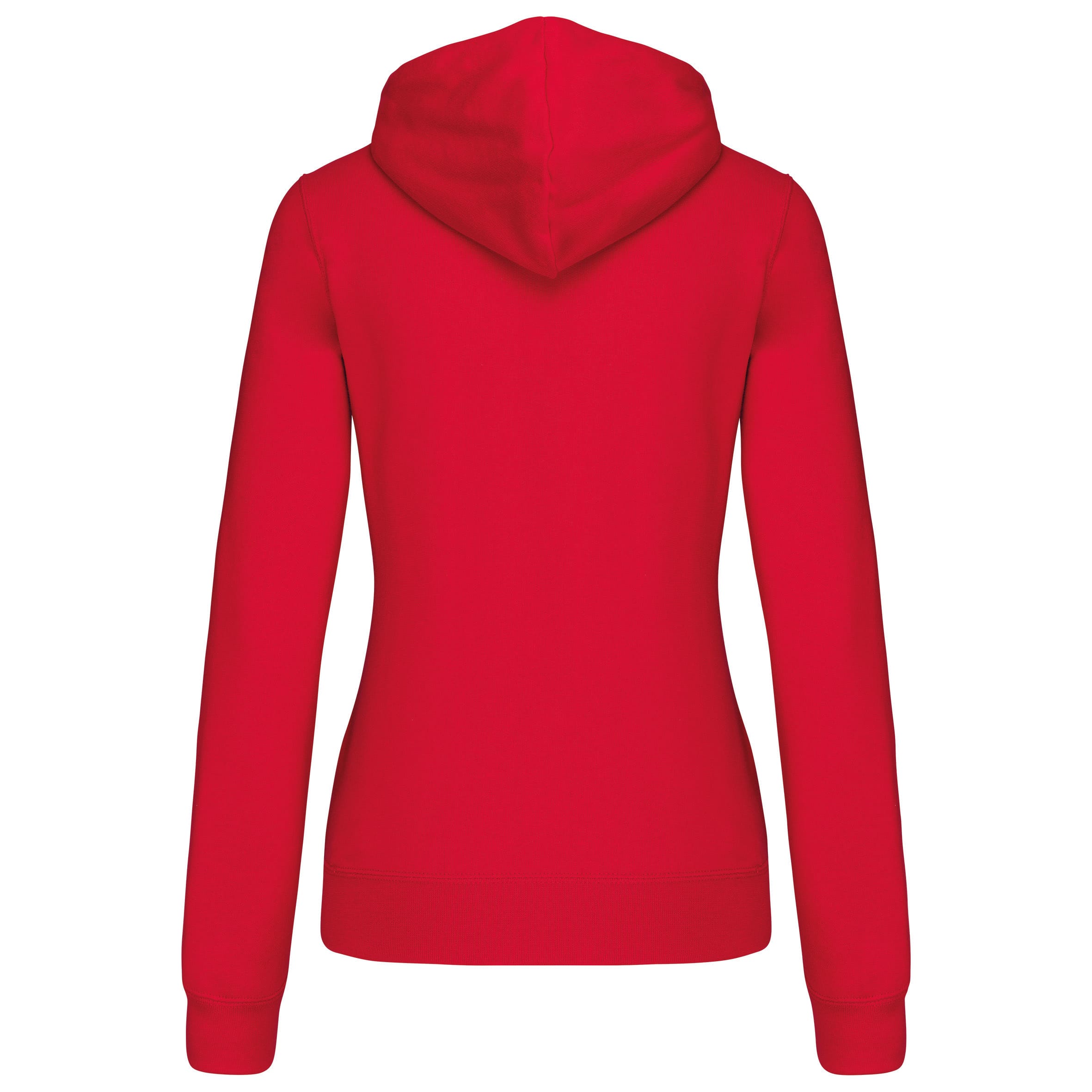 Damessweater met capuchon in contrasterende kleur