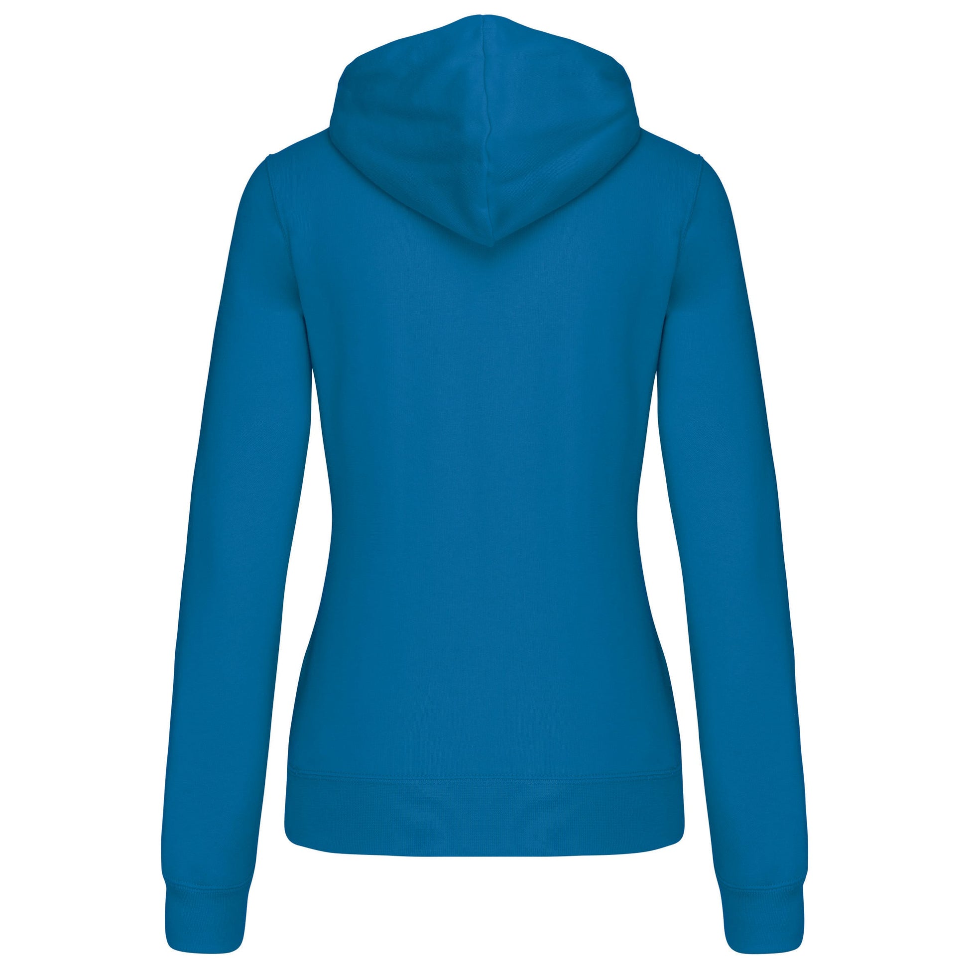 Damessweater met capuchon in contrasterende kleur