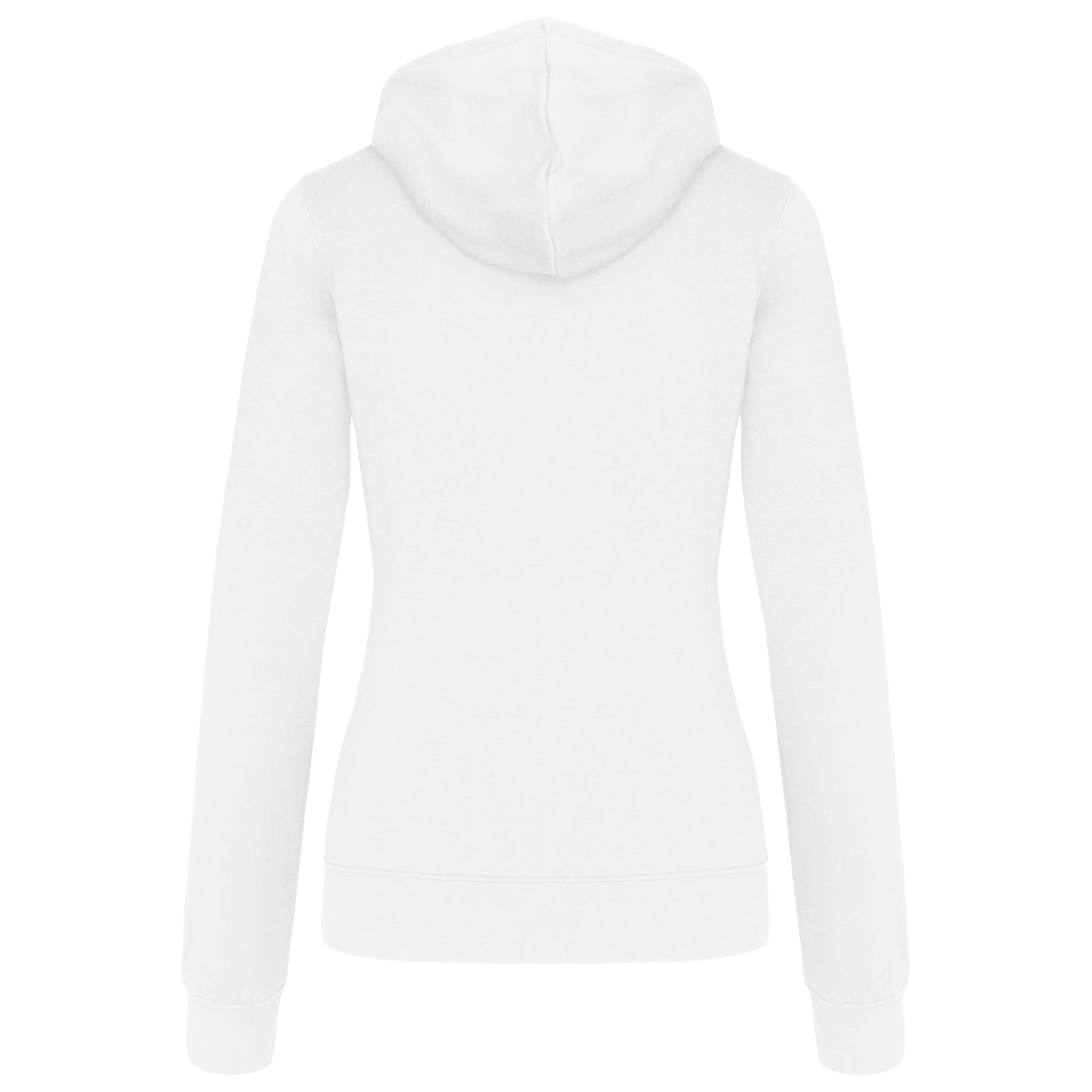Damessweater met capuchon in contrasterende kleur