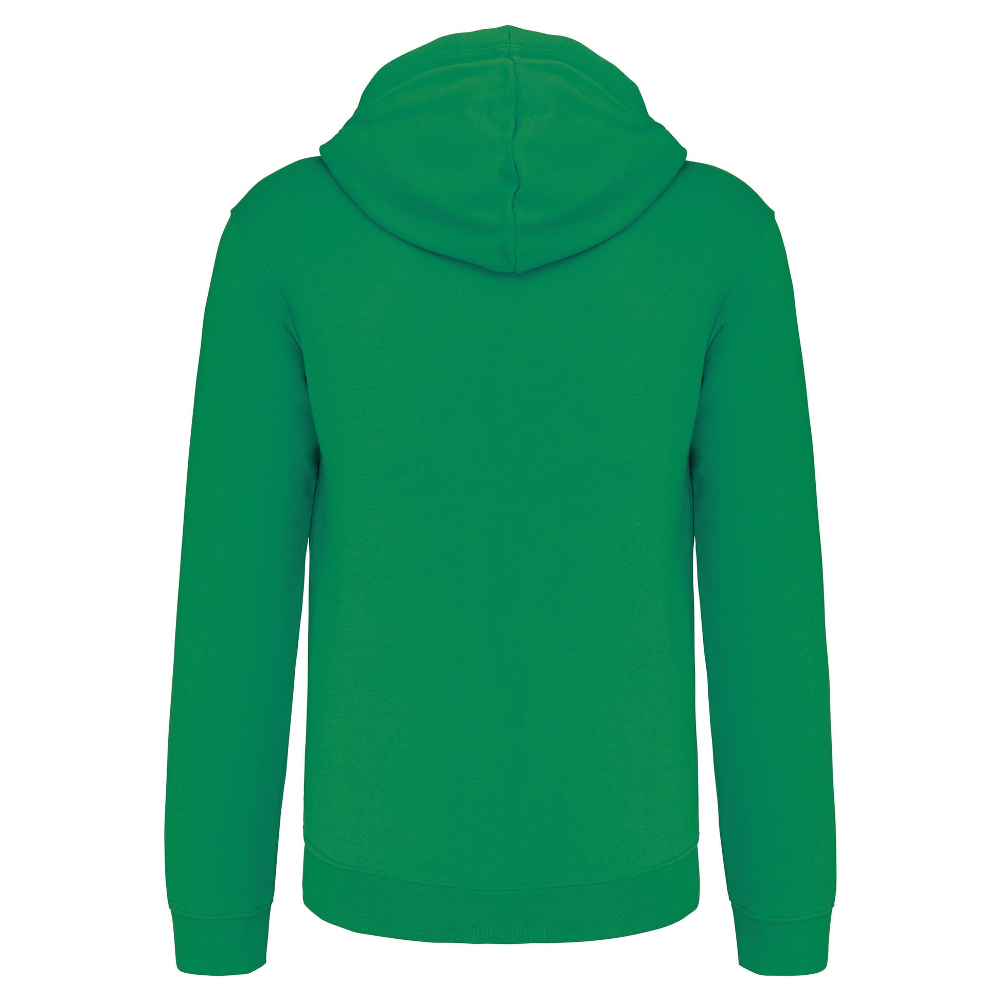 Herensweater met rits en capuchon in contrasterende kleur
