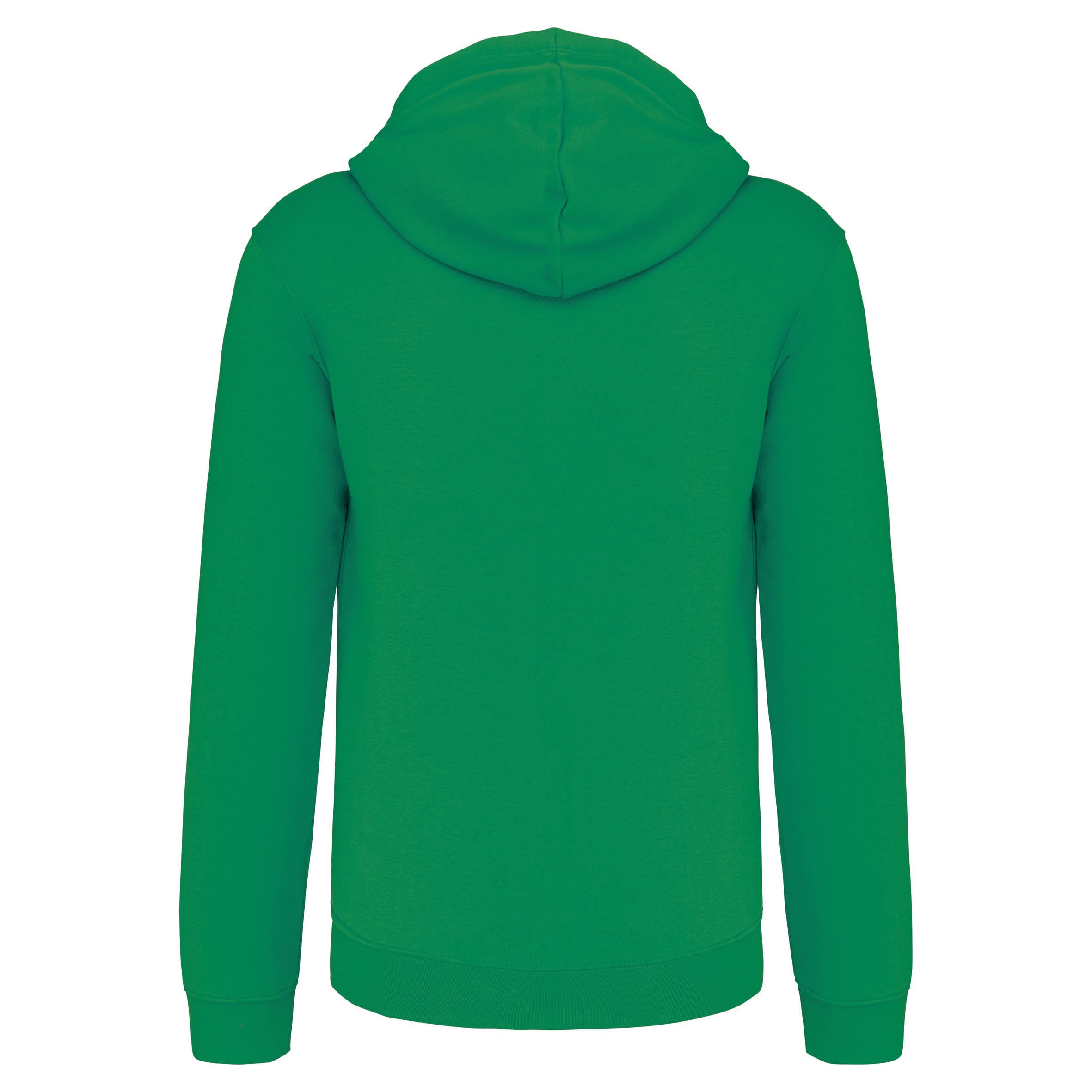 Herensweater met rits en capuchon in contrasterende kleur