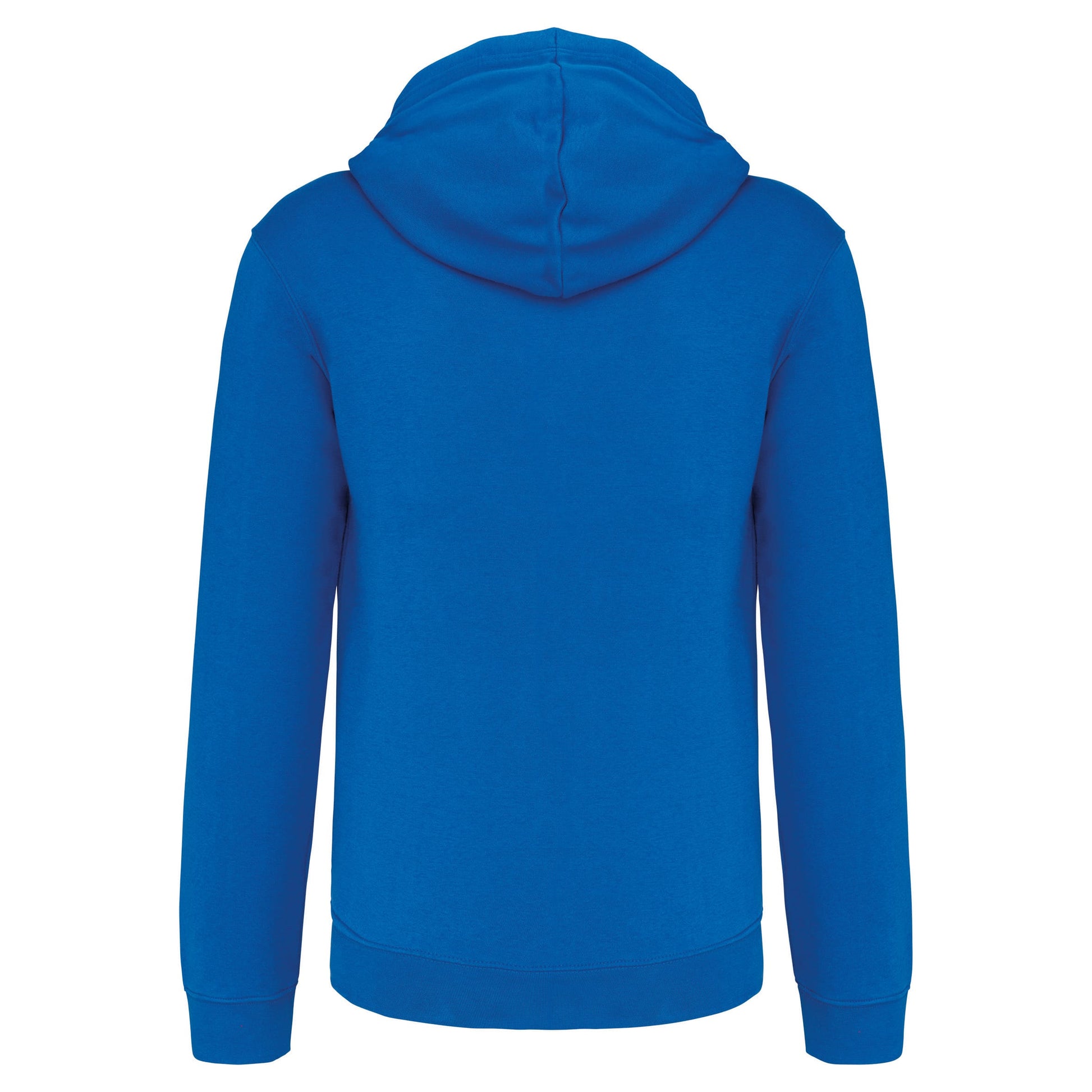 Herensweater met rits en capuchon in contrasterende kleur