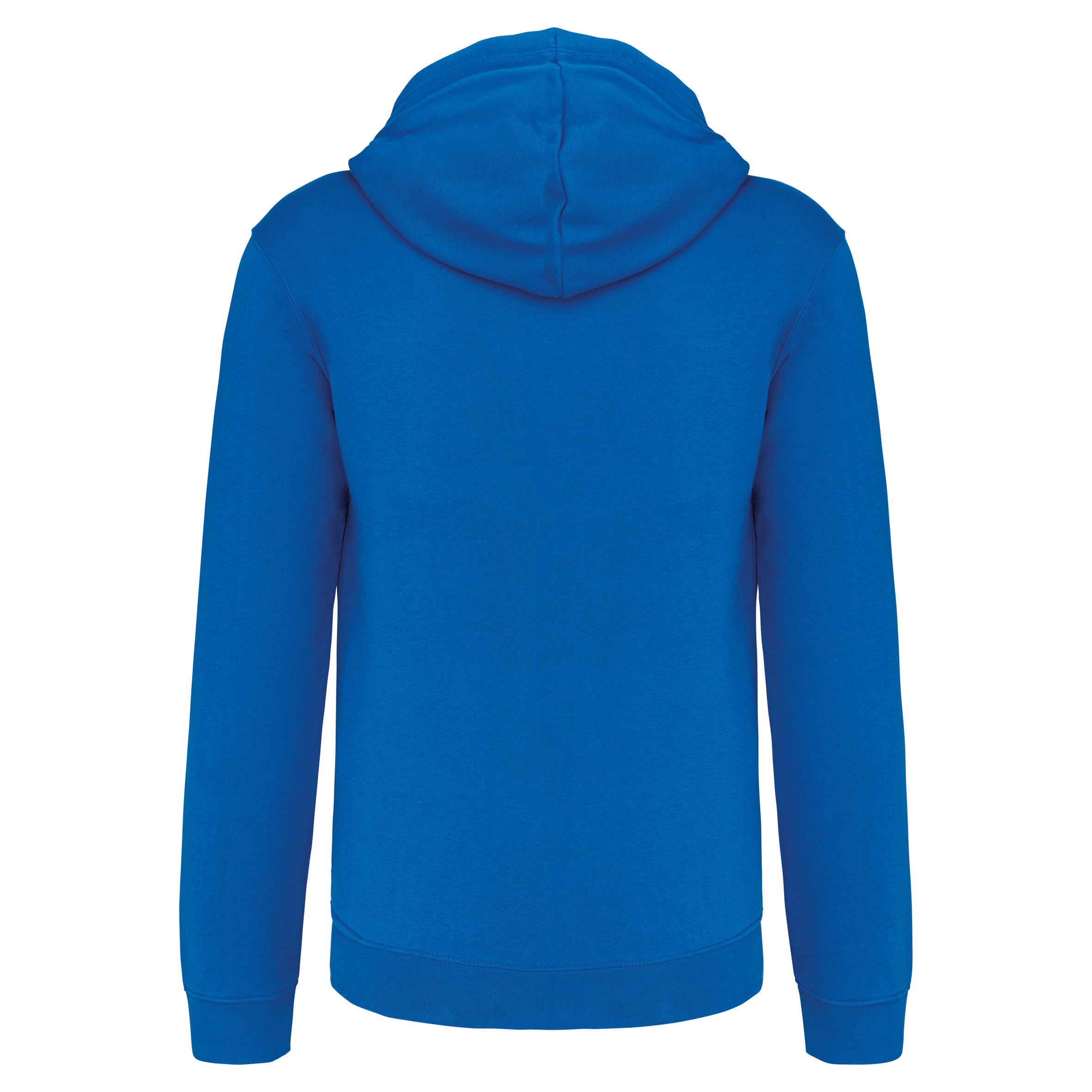 Herensweater met rits en capuchon in contrasterende kleur