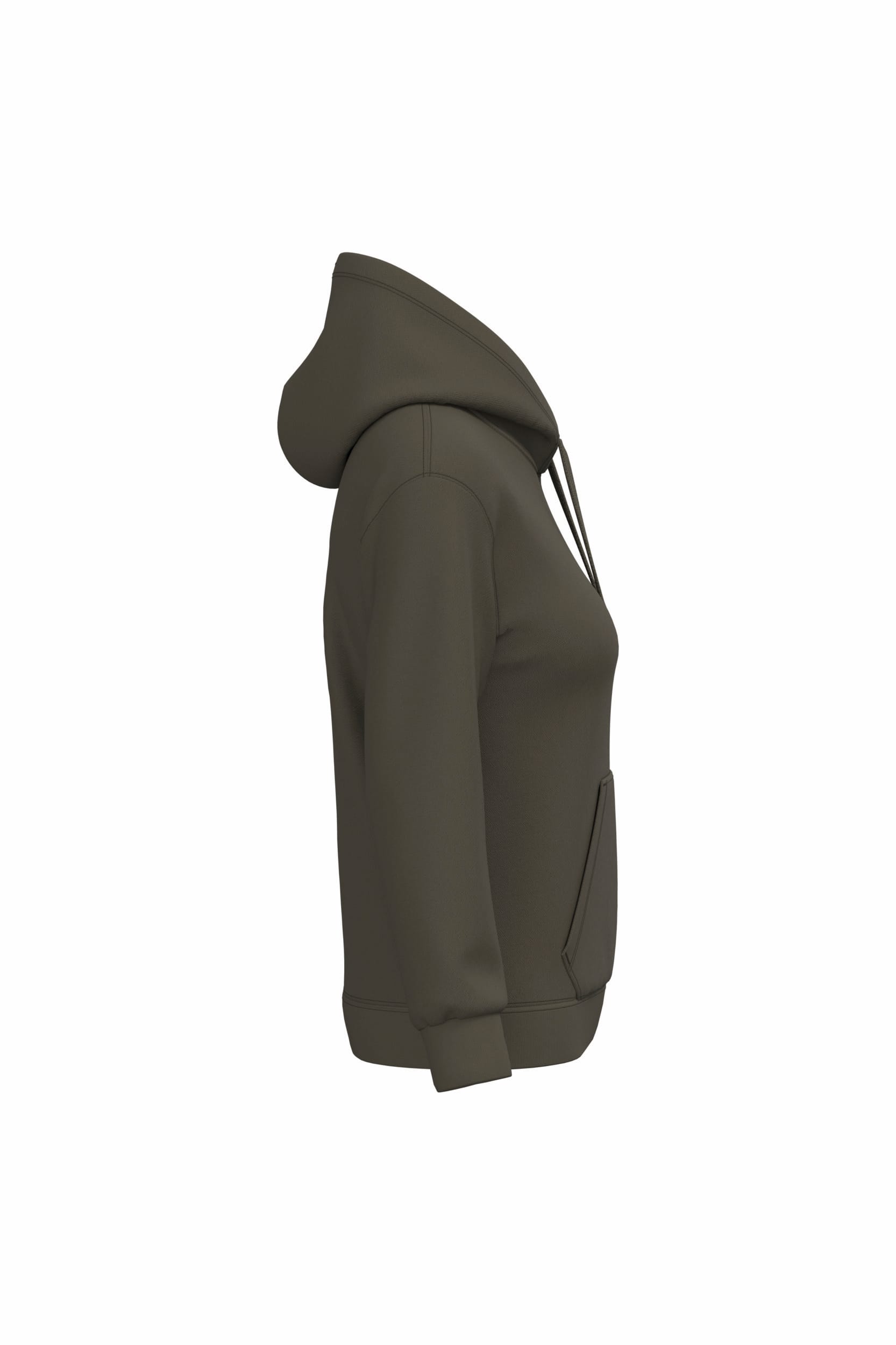 Eco damessweater met capuchon