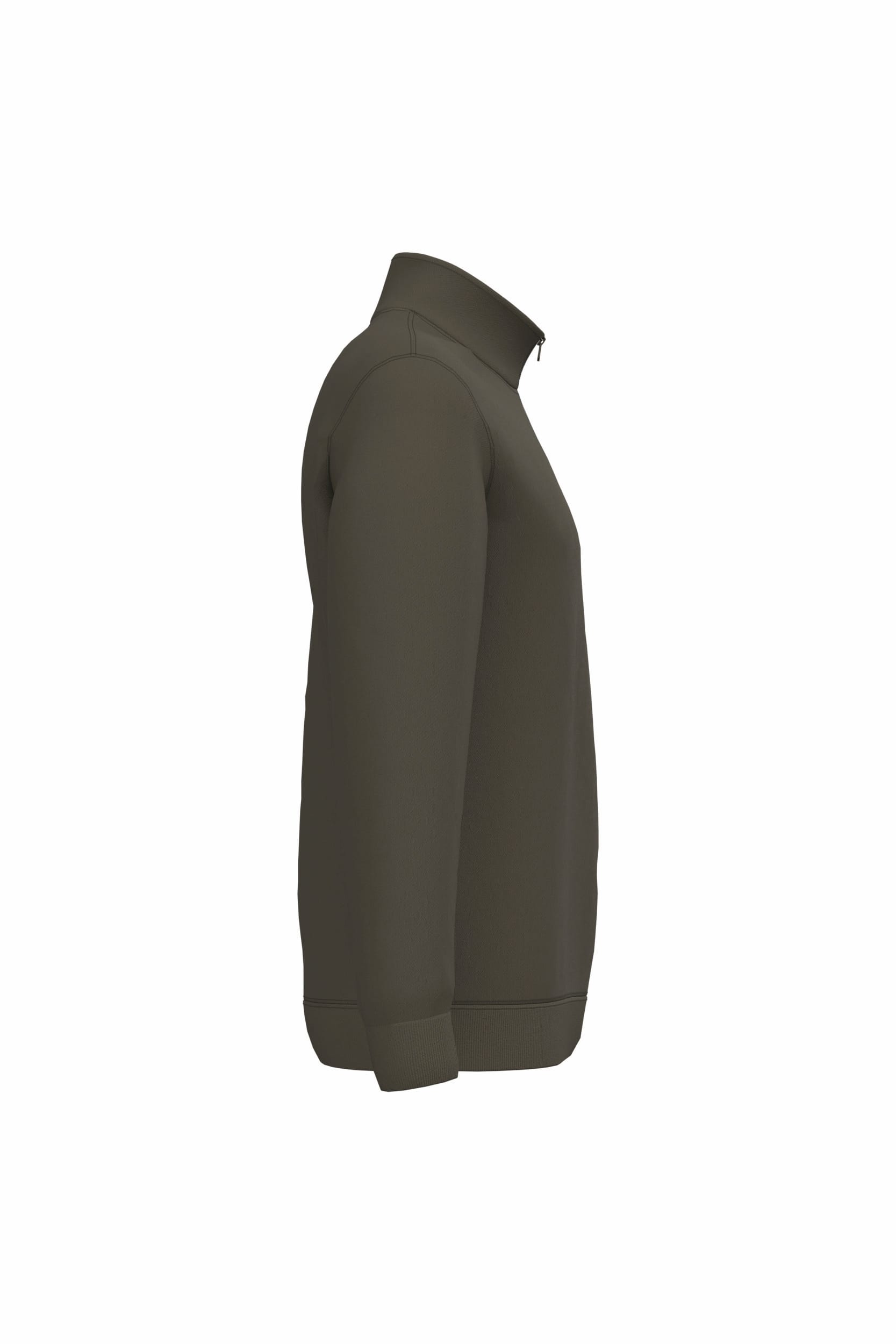Sweater met ritskraag