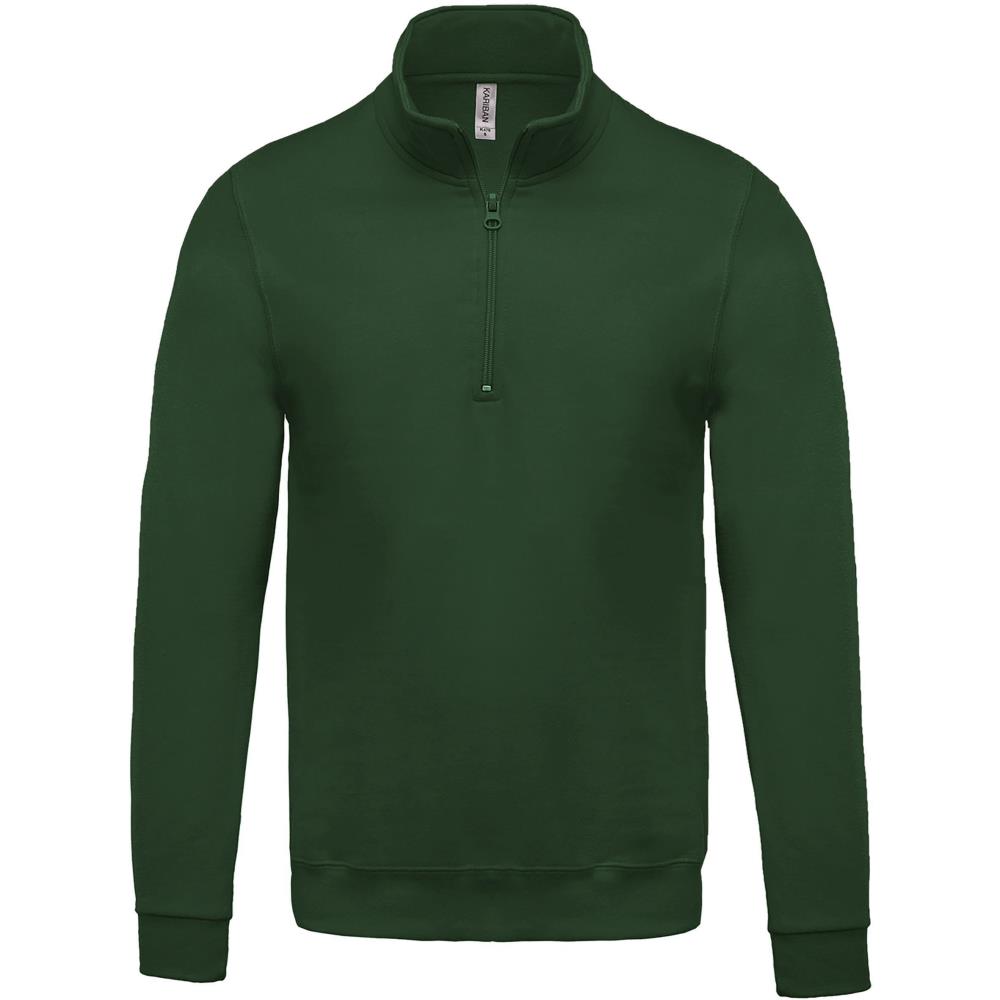Sweater met ritskraag