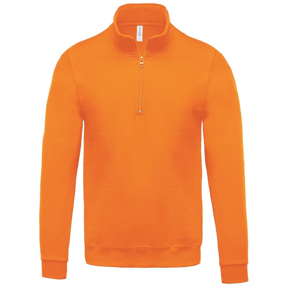 Sweater met ritskraag