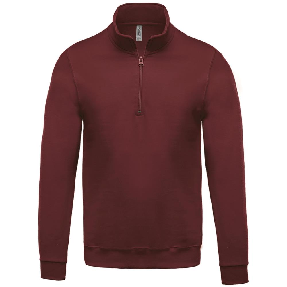 Sweater met ritskraag