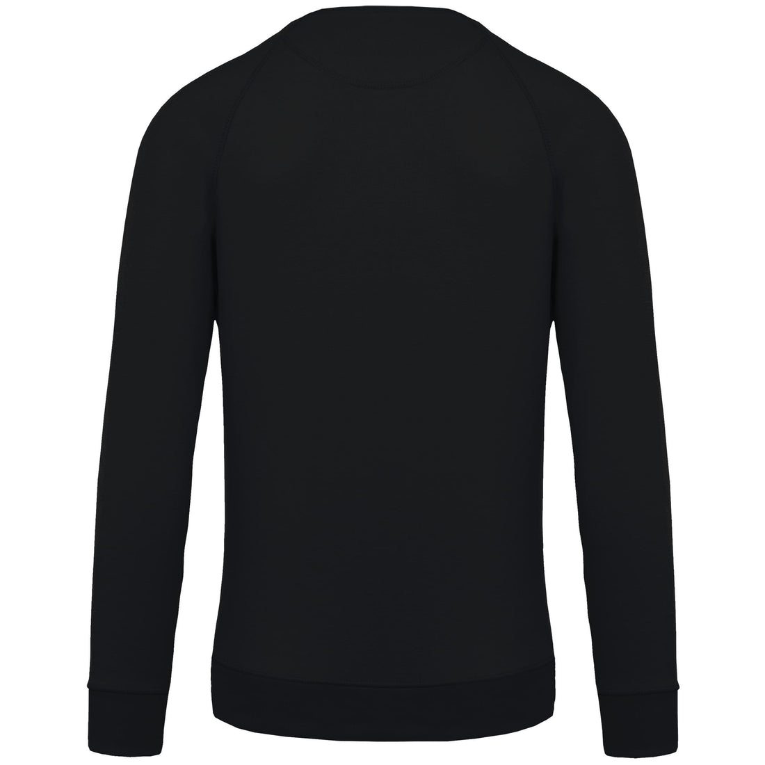 Herensweater BIO ronde hals raglanmouwen