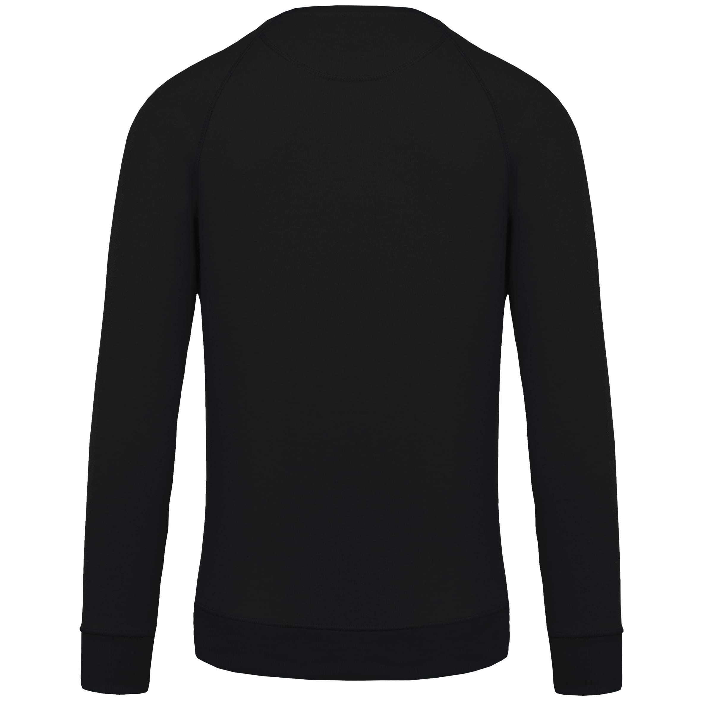 Herensweater BIO ronde hals raglanmouwen