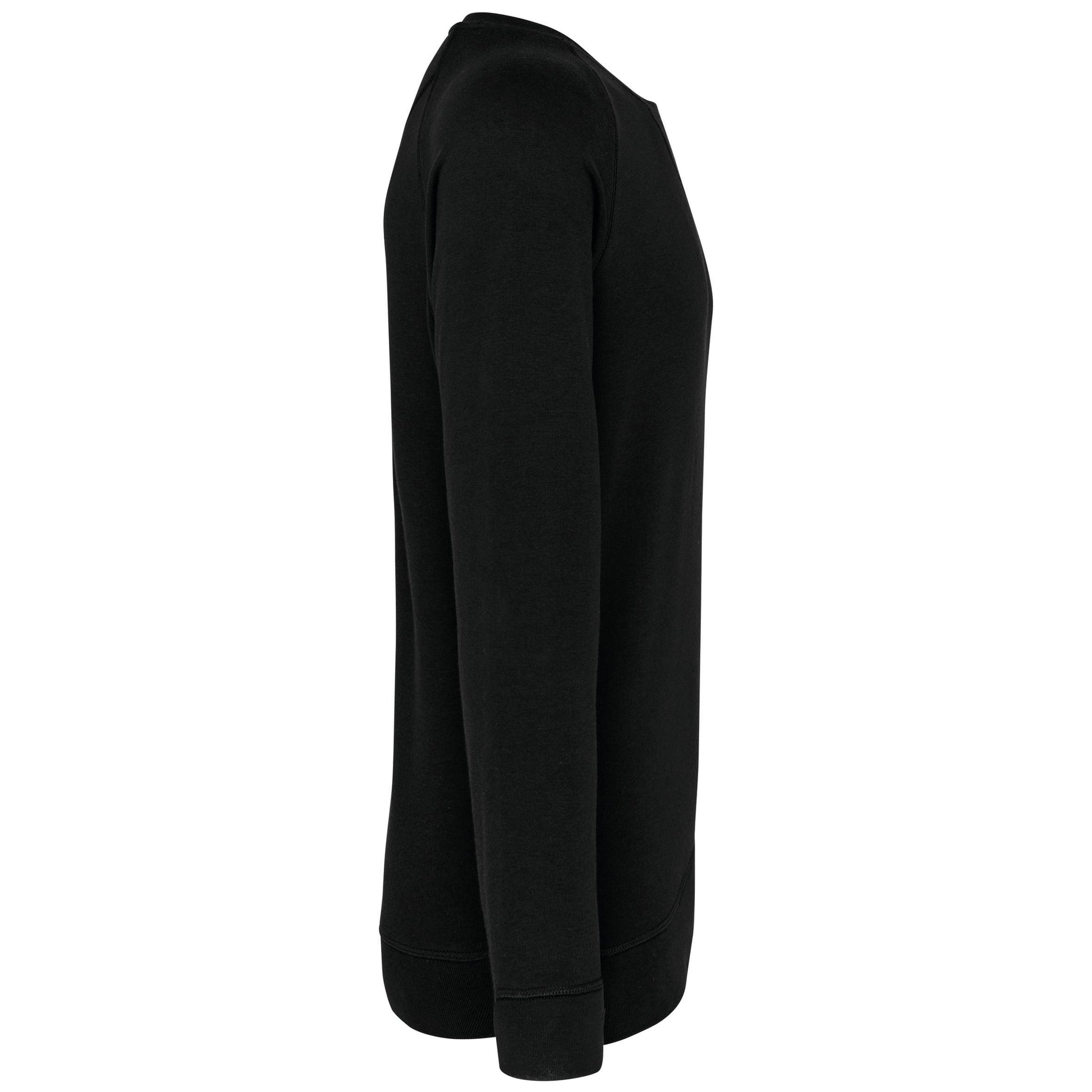 Herensweater BIO ronde hals raglanmouwen