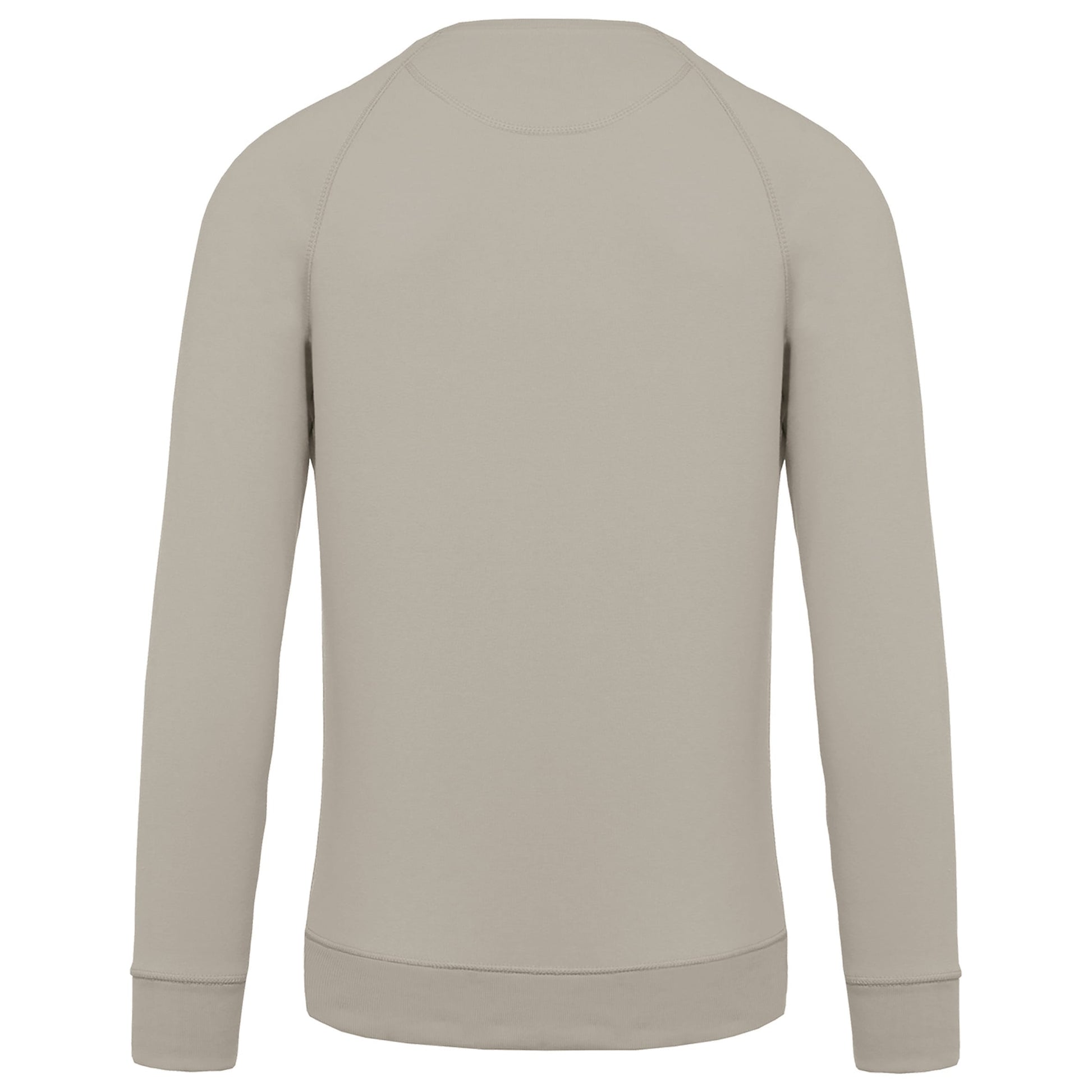 Herensweater BIO ronde hals raglanmouwen
