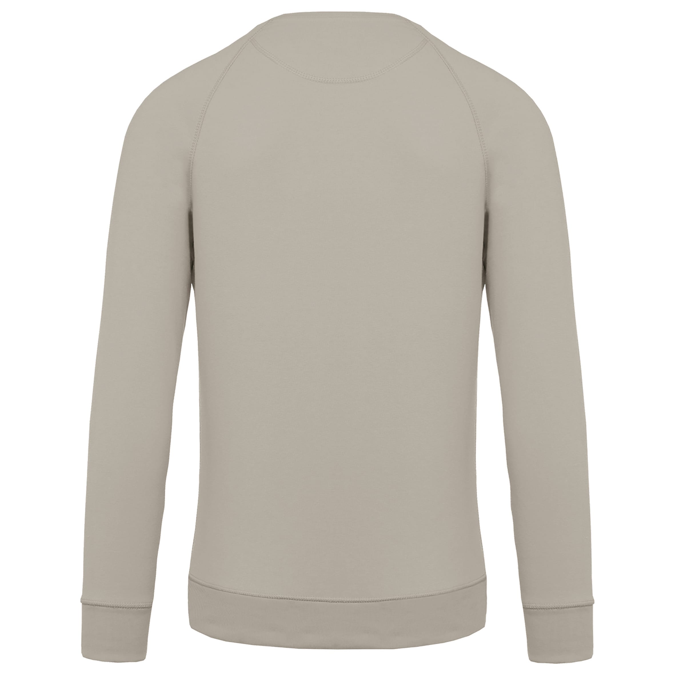 Herensweater BIO ronde hals raglanmouwen